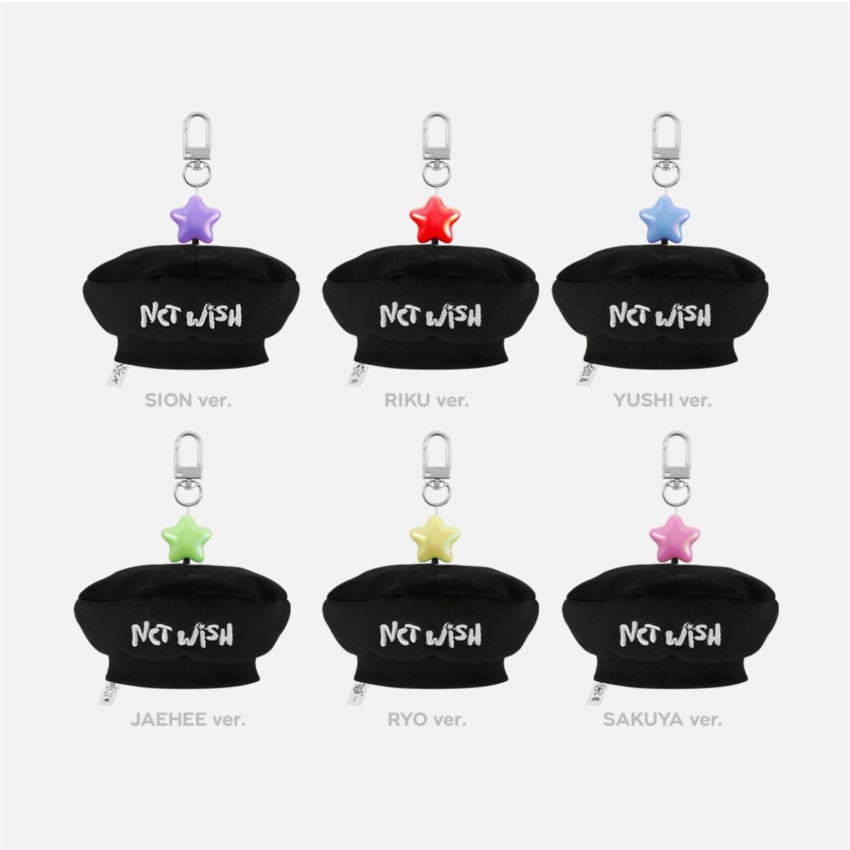 NCT NCT WISH - 1ST ANNIVERSARY BERET KEYRING SET