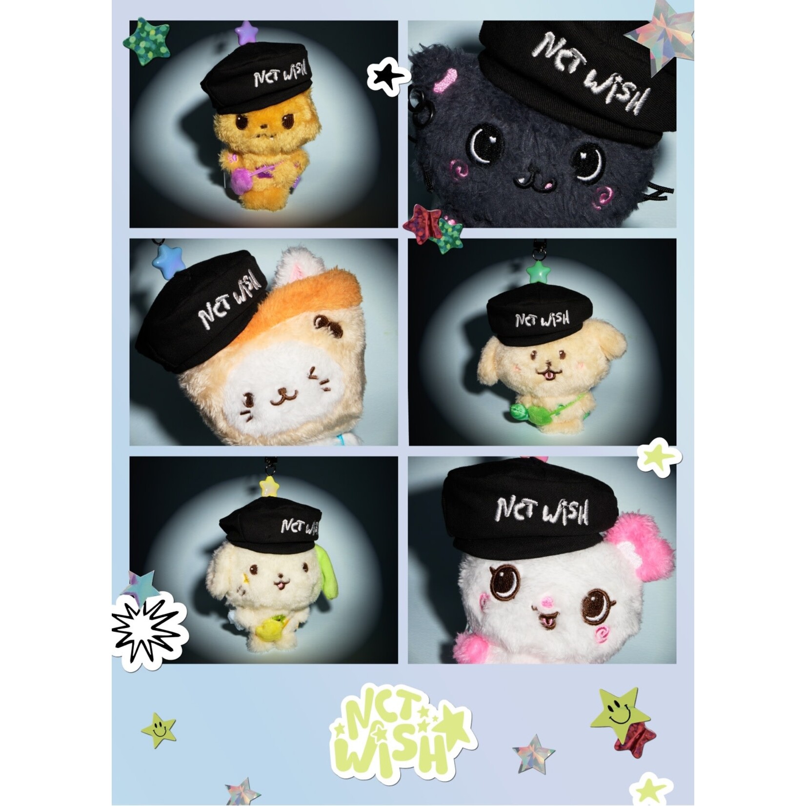 NCT NCT WISH - 1ST ANNIVERSARY BERET KEYRING SET