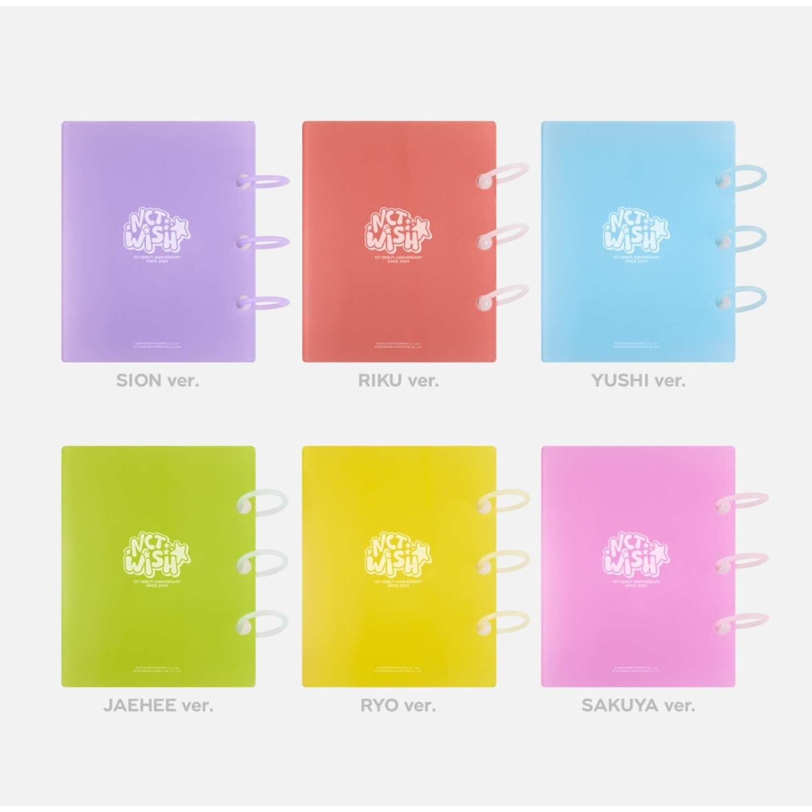 NCT NCT WISH - 1ST ANNIVERSARY ACRYLIC SHAKER BINDER SET