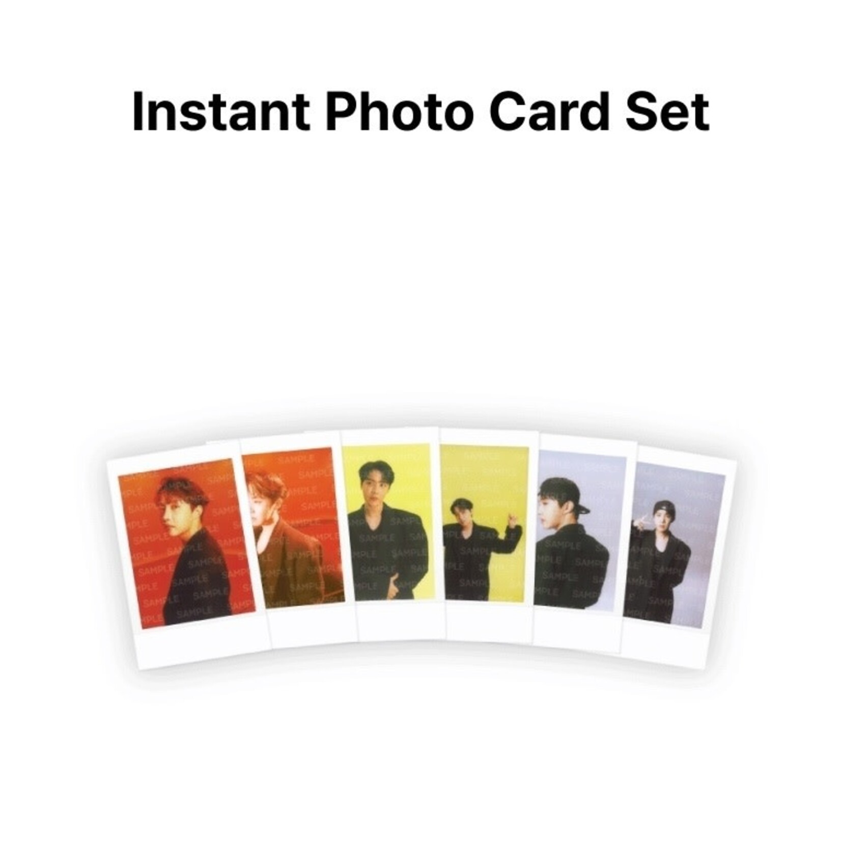 j-hope (BTS) - Tour 'HOPE ON THE STAGE' OFFICIAL MD : Instant Photo Card Set