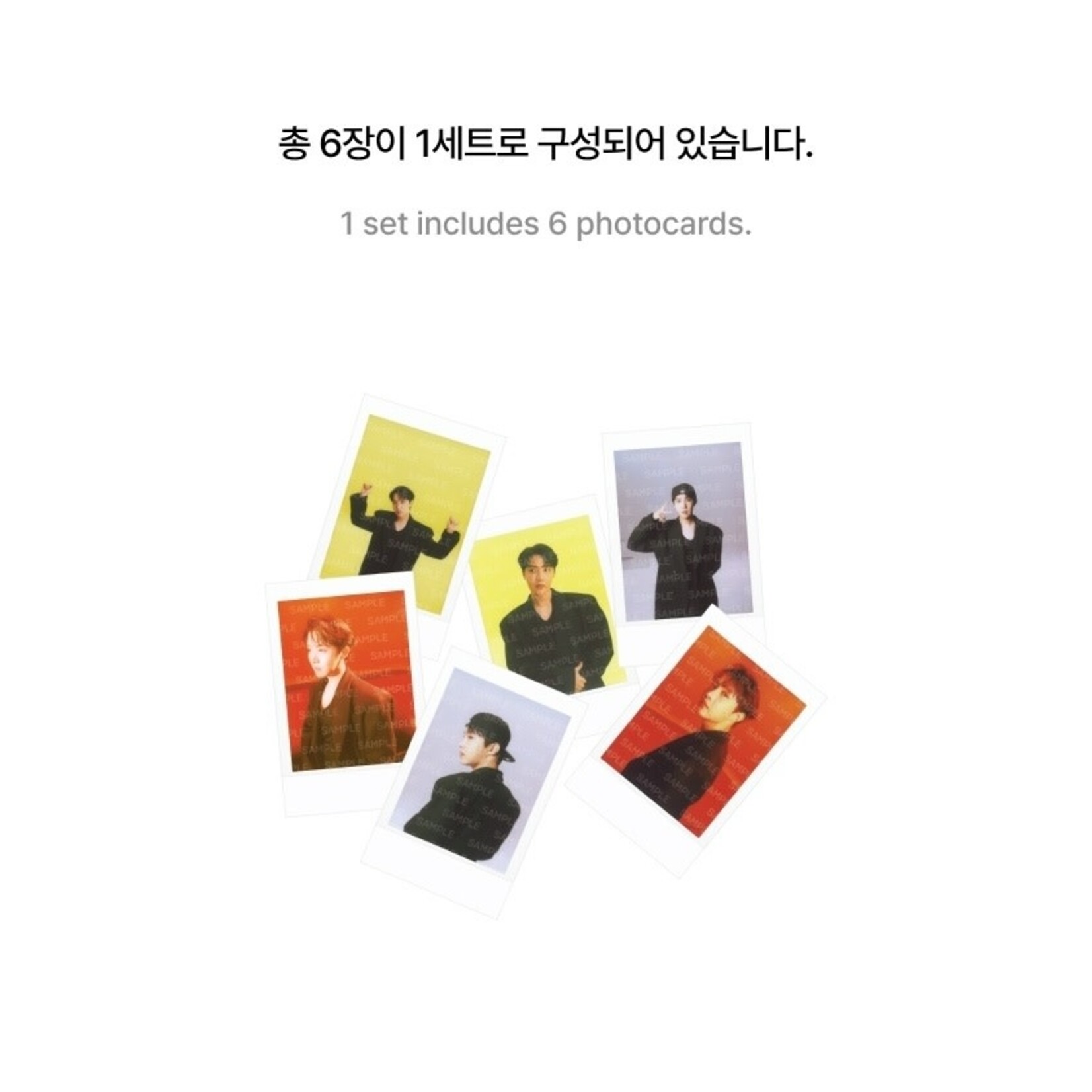 j-hope (BTS) - Tour 'HOPE ON THE STAGE' OFFICIAL MD : Instant Photo Card Set