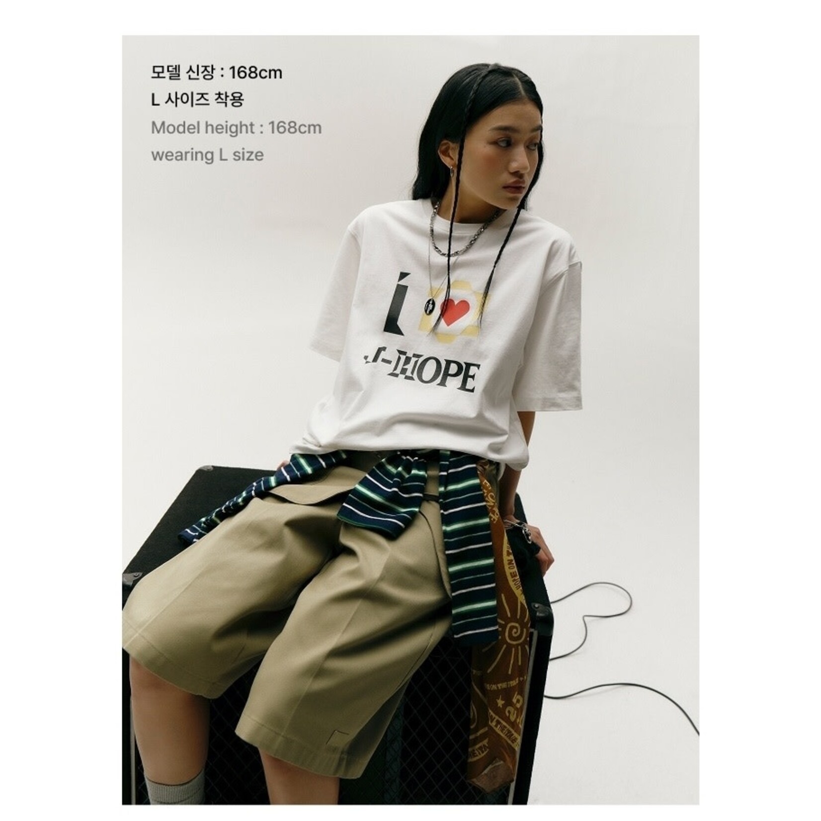 BTS j-hope (BTS) - Tour 'HOPE ON THE STAGE' OFFICIAL MD : Shirt (White)