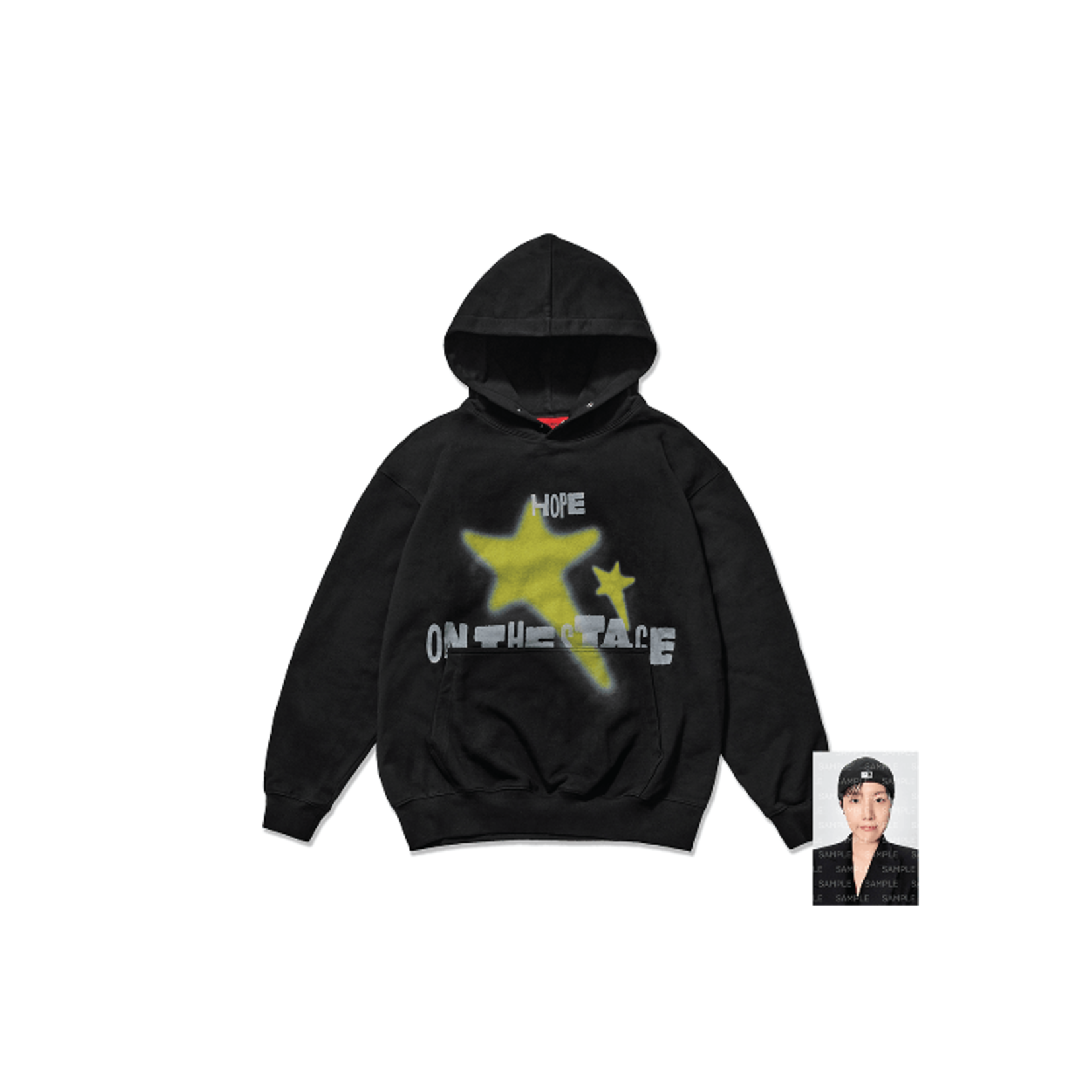 BTS j-hope (BTS) - Tour 'HOPE ON THE STAGE' OFFICIAL MD : Hoodie (Black)