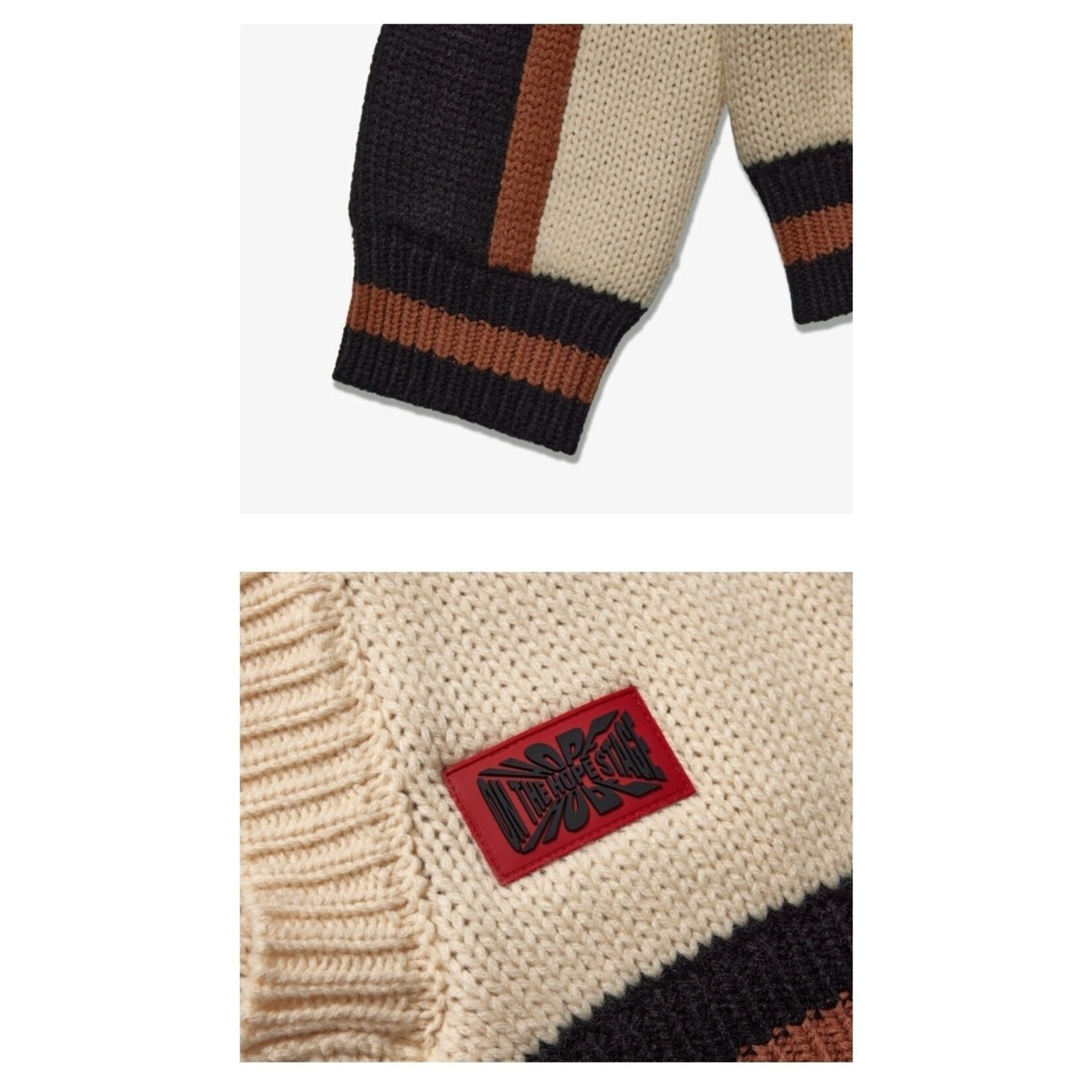 BTS j-hope (BTS) - Tour 'HOPE ON THE STAGE' OFFICIAL MD : Cowichan Cardigan (Beige)