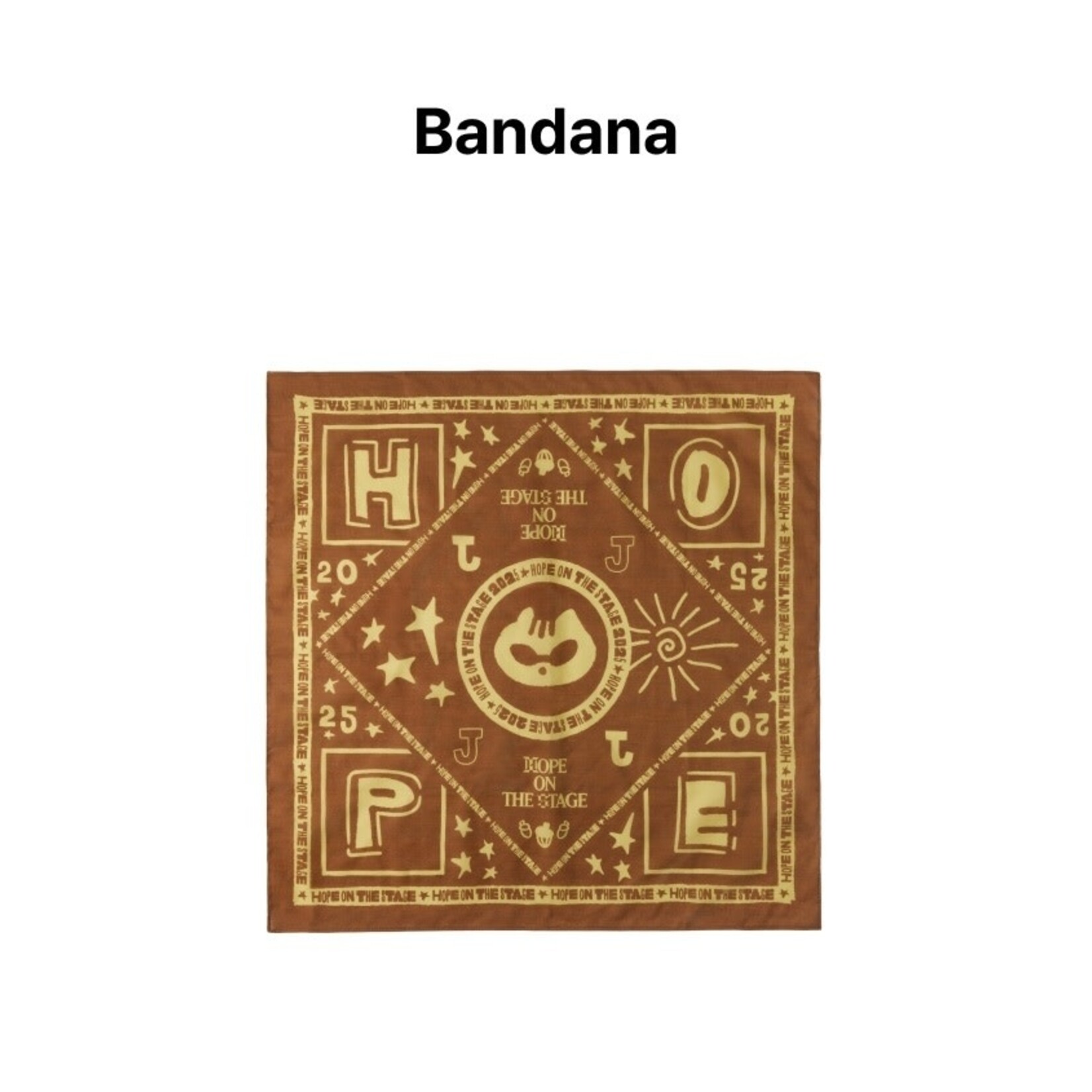 BTS j-hope (BTS) - Tour 'HOPE ON THE STAGE' OFFICIAL MD : Bandana