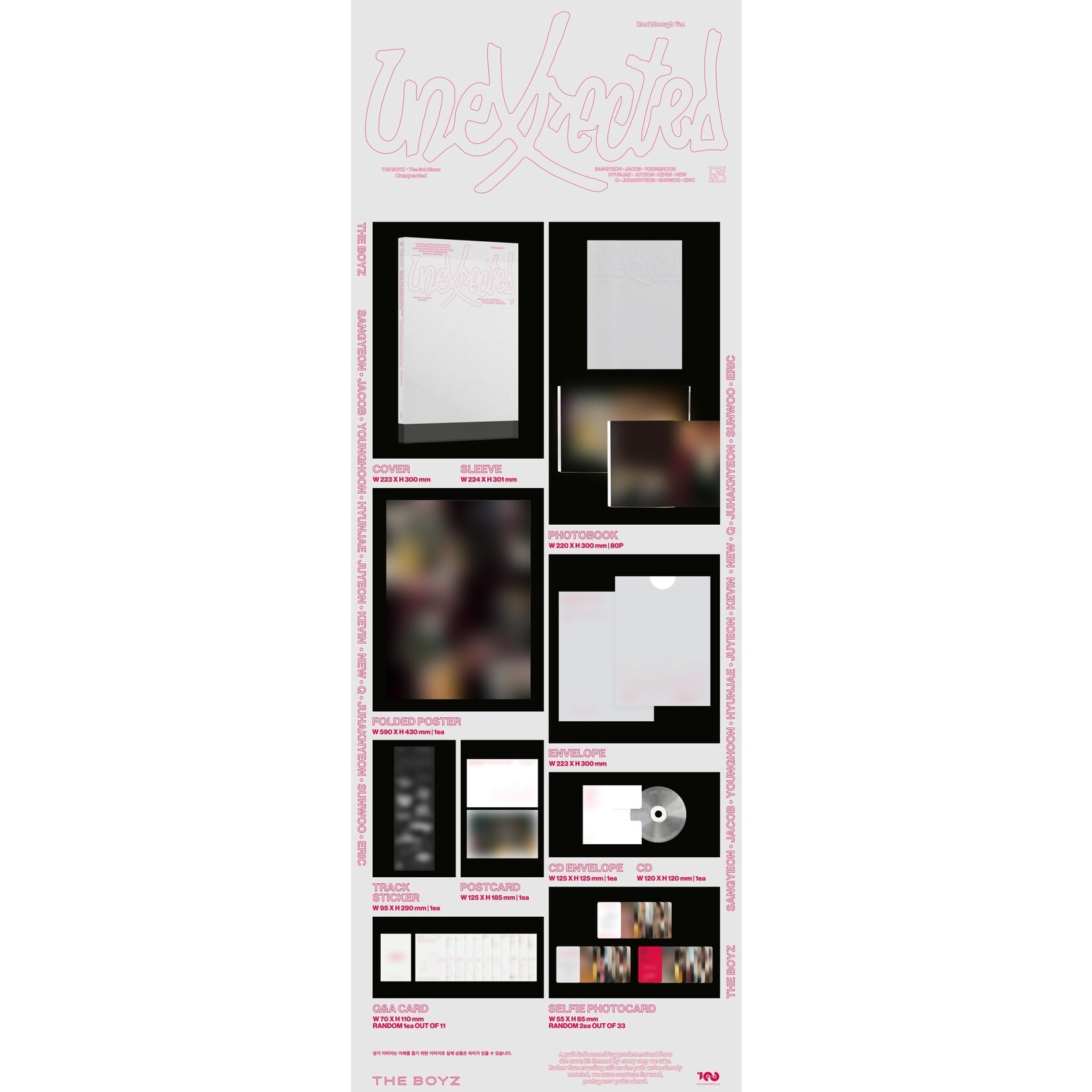 The Boyz THE BOYZ - The 3rd Album 'Unexpected' (Photobook ver.)