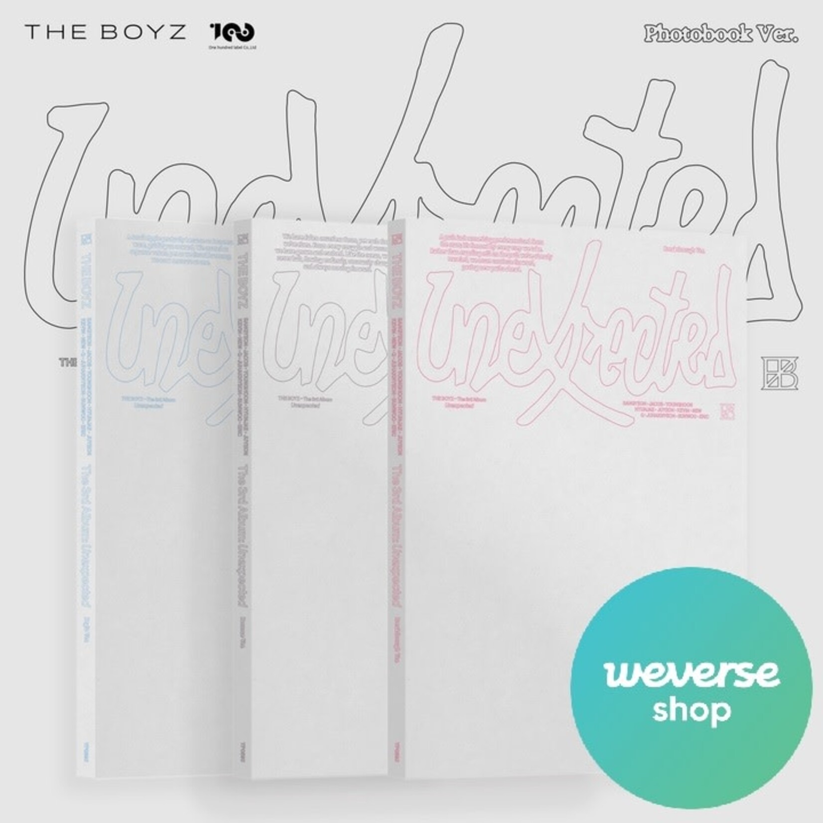 The Boyz THE BOYZ - The 3rd Album 'Unexpected' (Photobook ver.) + Random Photocard (WS)