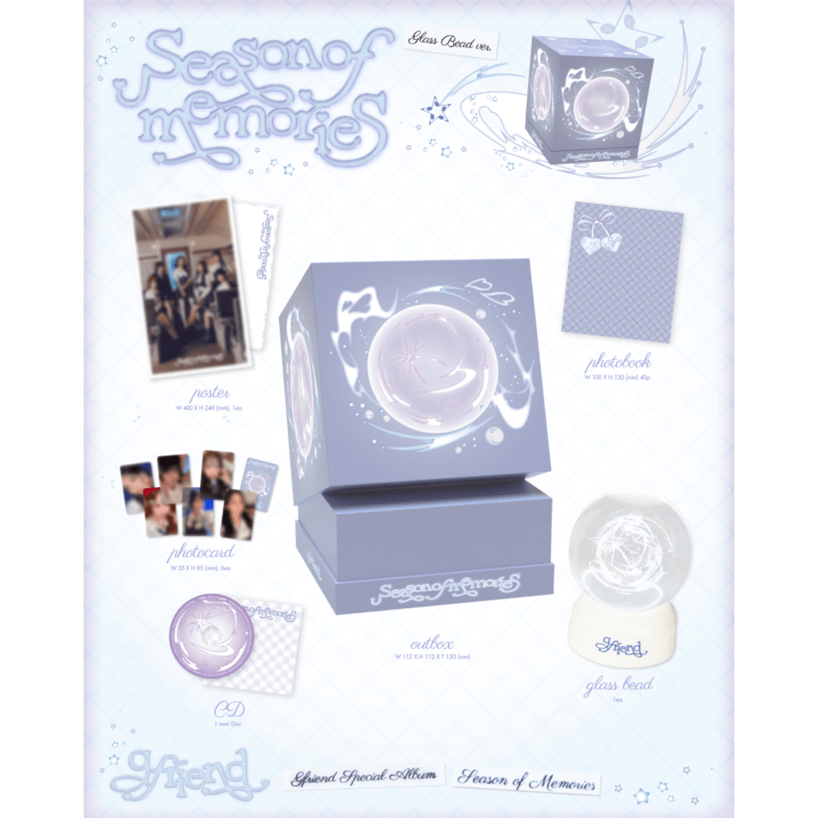 gfriend GFRIEND - Special Album 'Season of Memories' (Glass Bead ver.) + Weverse Special Gift (WS)