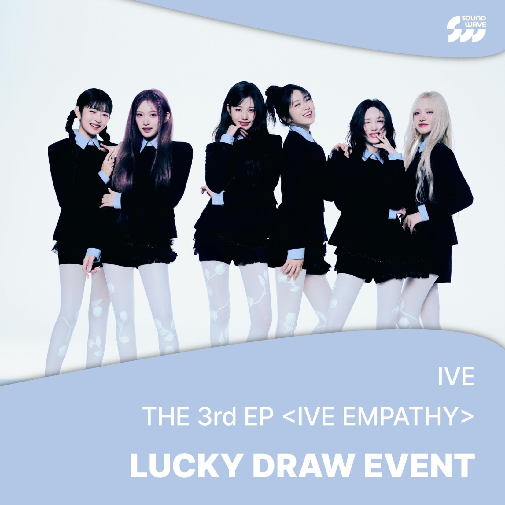Ive [2ND LUCKY DRAW] IVE - THE 3rd EP [IVE EMPATHY] (4types Random ver.) + Random Photocard (SW)