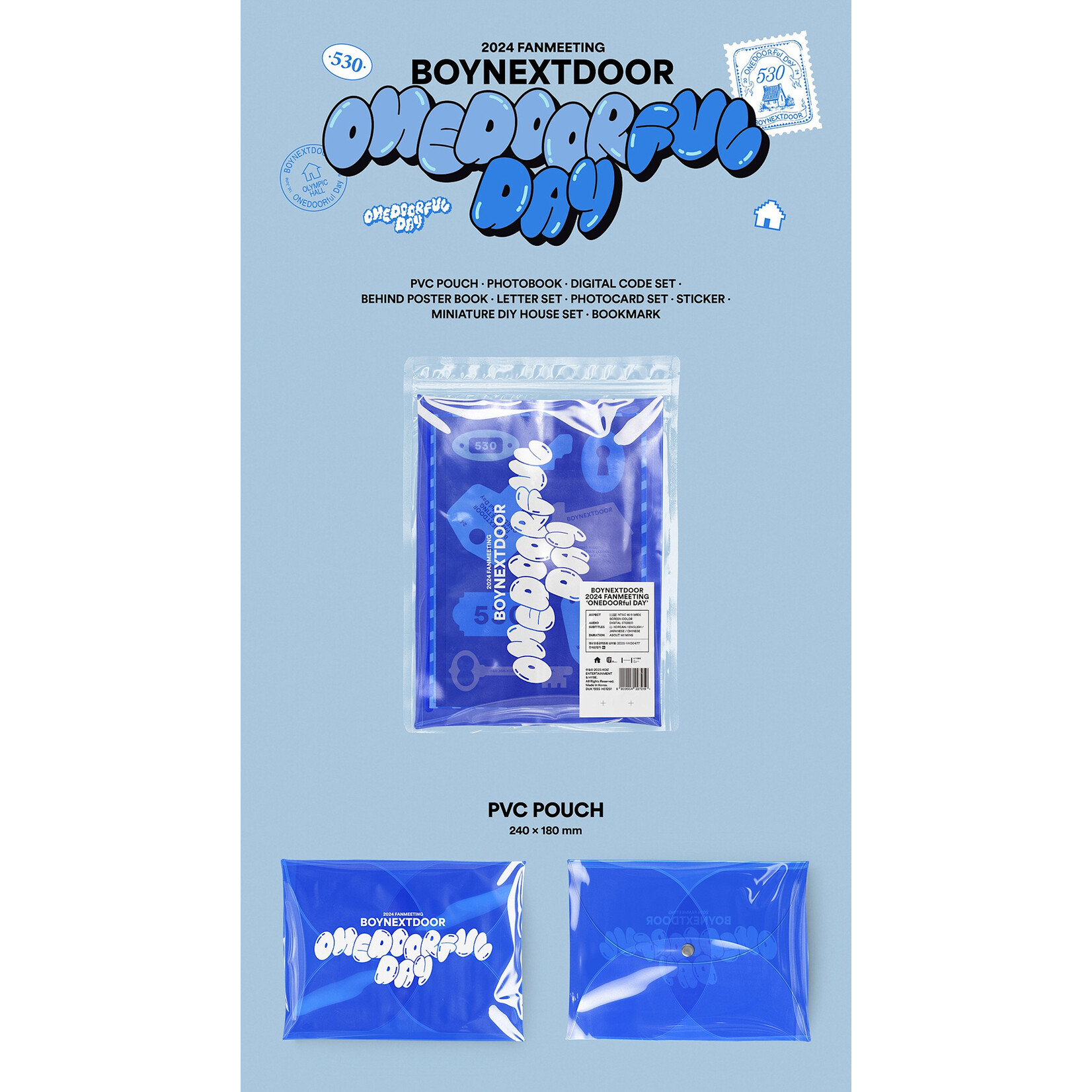 BoyNextDoor BOYNEXTDOOR - 2024 FANMEETING 'ONEDOORful Day' + Weverse Gift (WS)