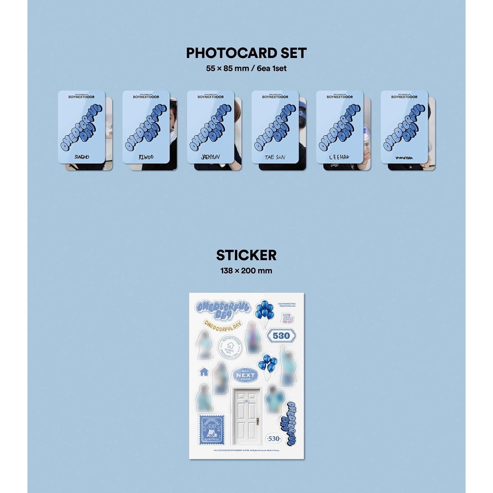 BoyNextDoor BOYNEXTDOOR - 2024 FANMEETING 'ONEDOORful Day' + Weverse Gift (WS)