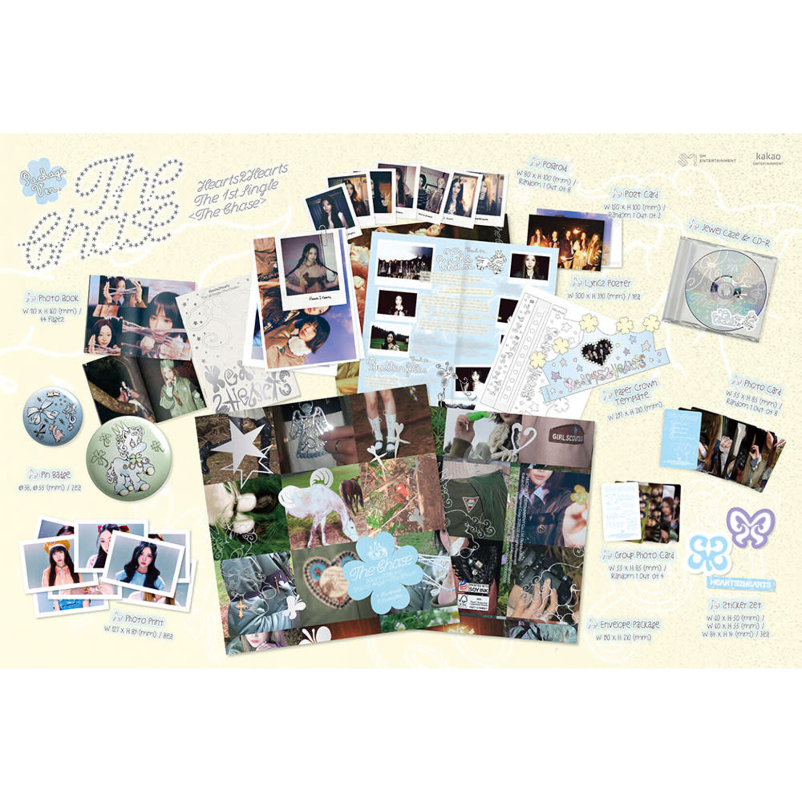 Hearts2Hearts Hearts2Hearts - 1st Single [The Chase] (Package Ver.)