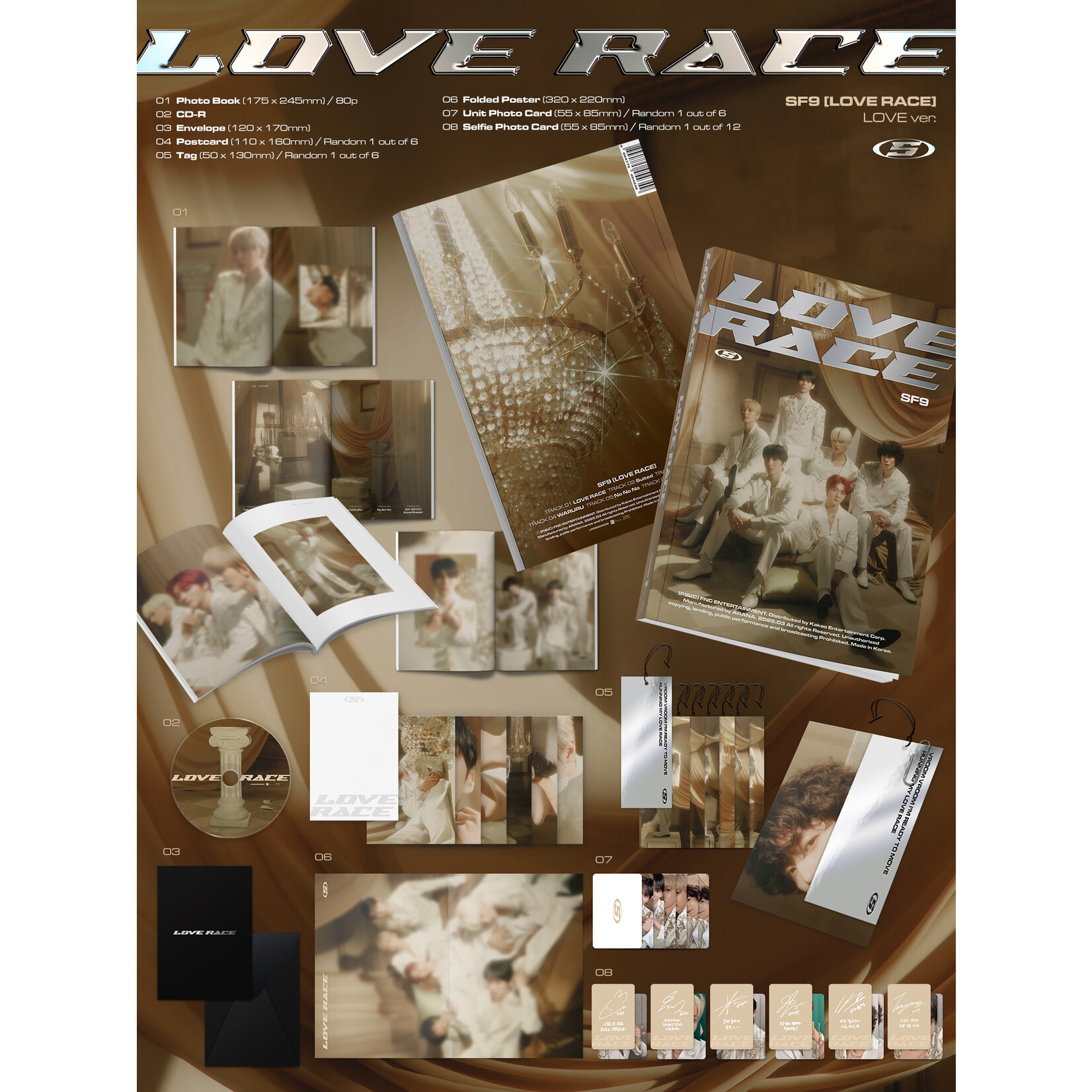 SF9 SF9 - MINI ALBUM [LOVE RACE] (Photobook ver.)