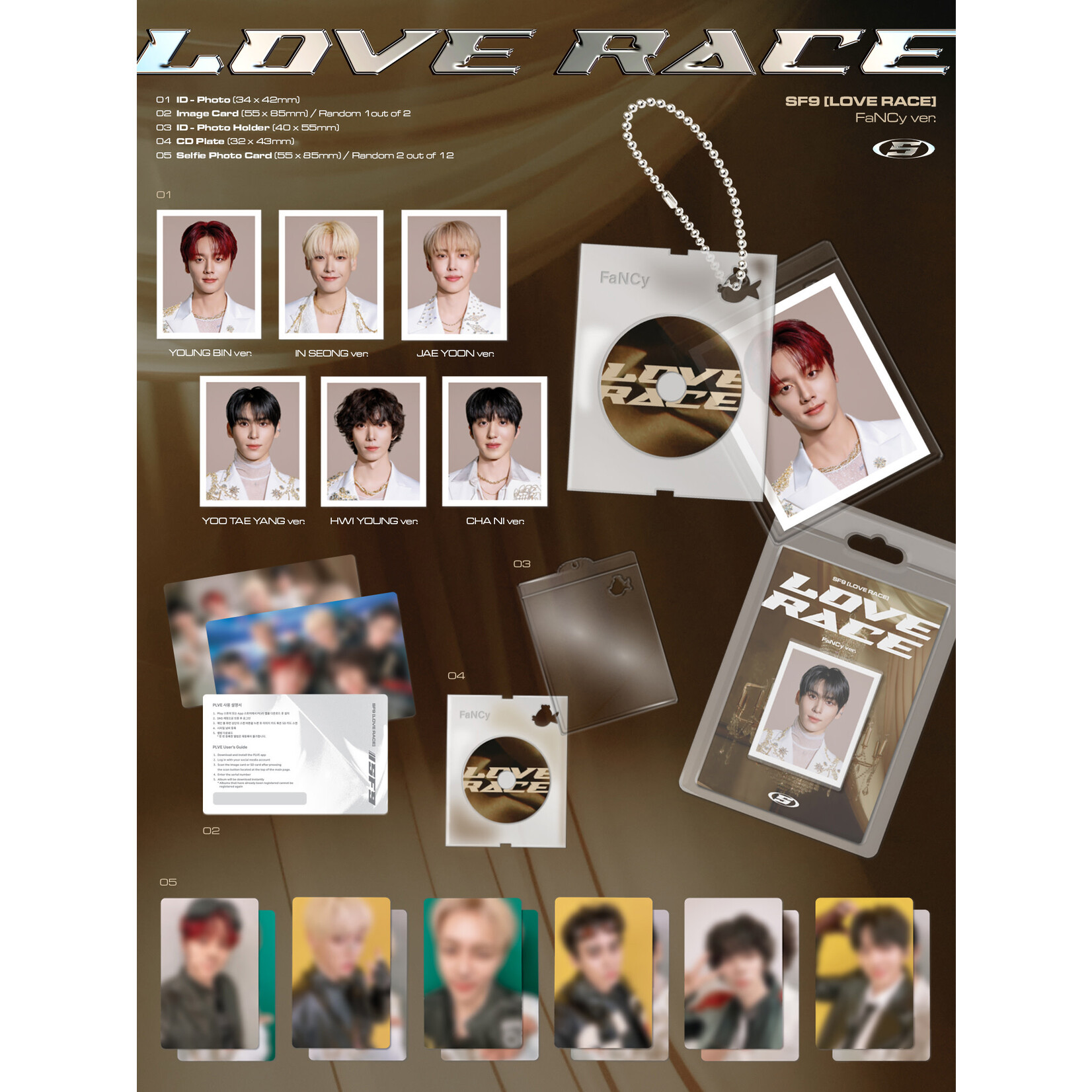 SF9 SF9 - MINI ALBUM [LOVE RACE] (FaNCy ver.) (PLVE)
