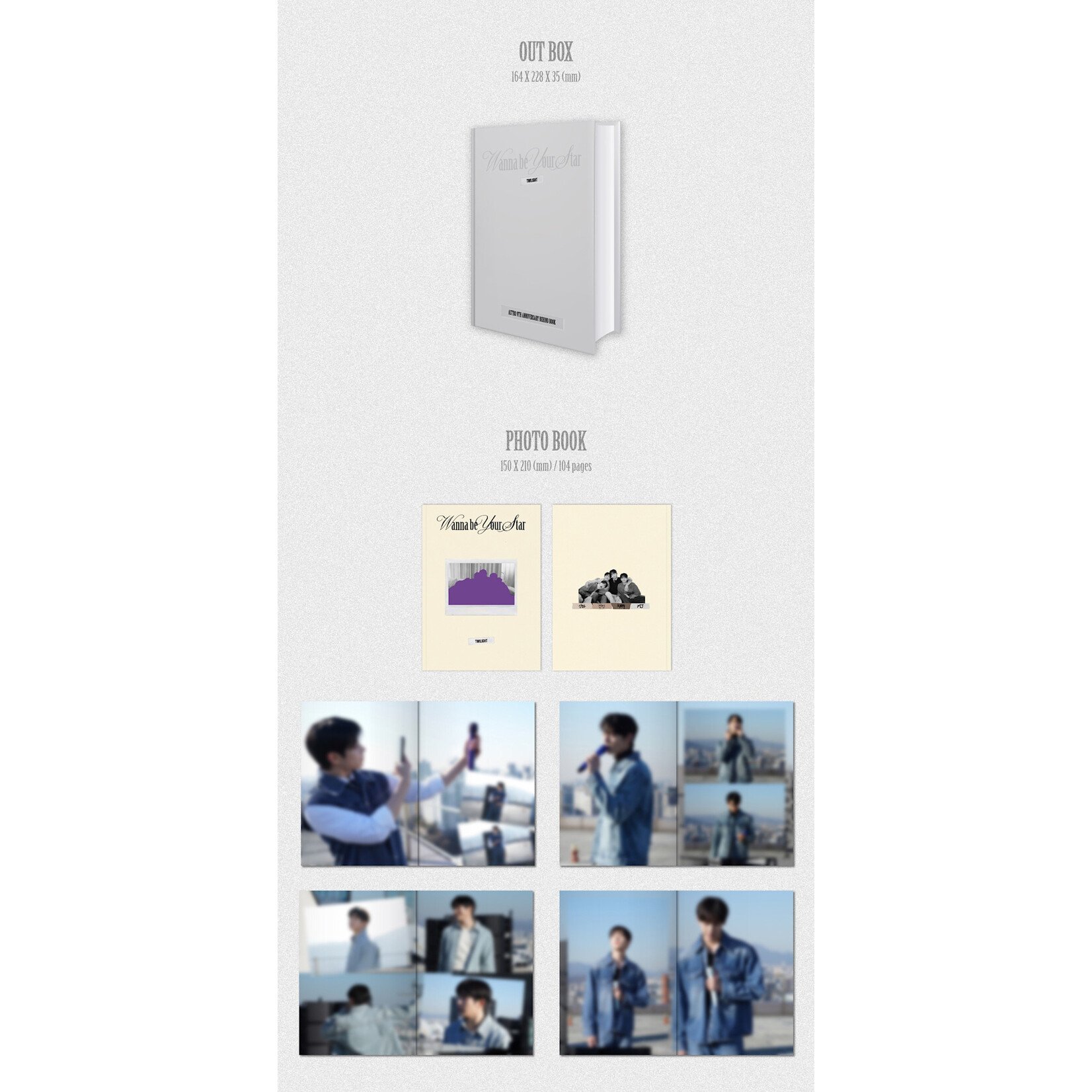 Astro ASTRO - 9TH ANNIVERSARY BEHIND BOOK [Wanna be your Star : Twilight]