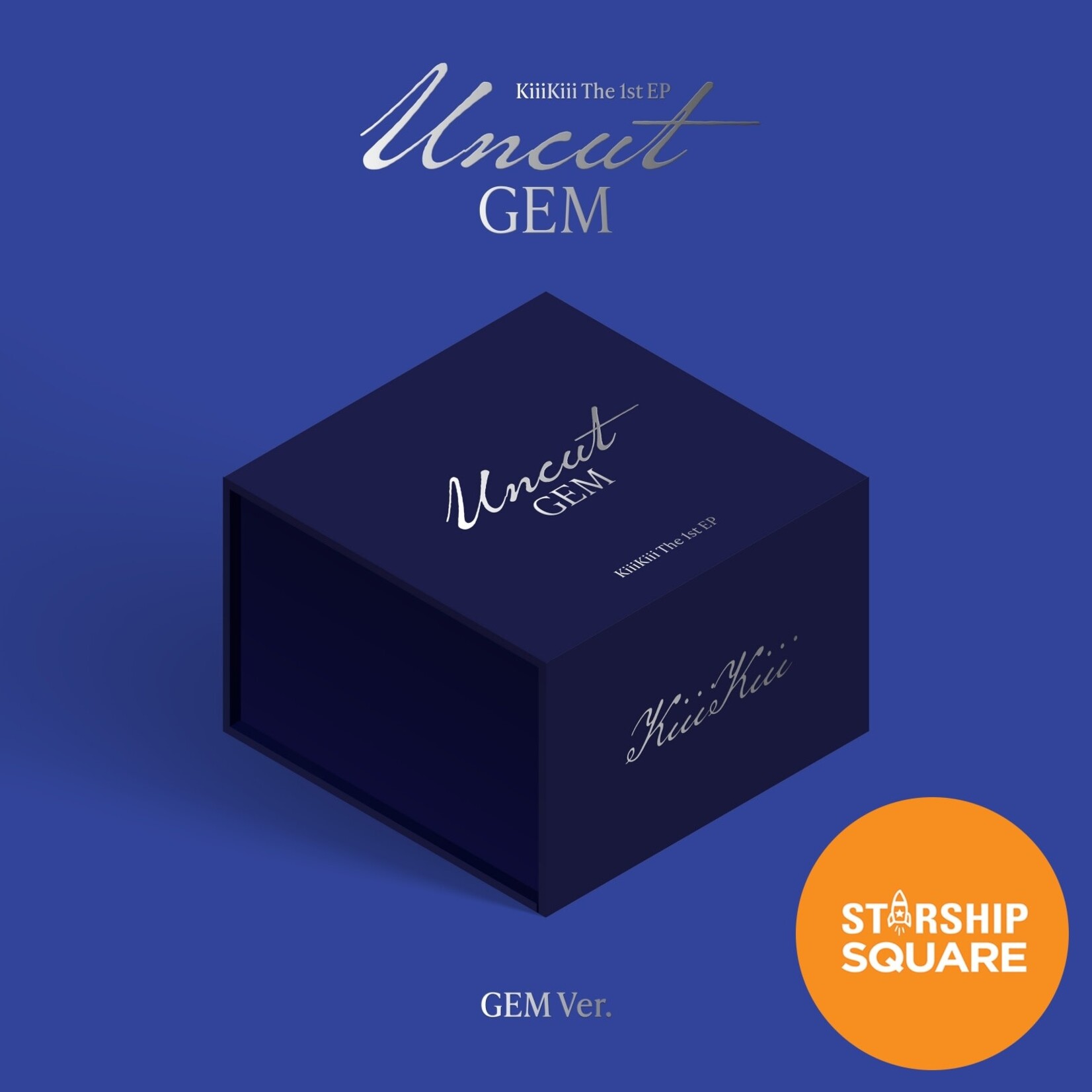 KiiiKiii KiiiKiii - The 1st EP [UNCUT GEM] (GEM ver.) + Random Photocard (STARSHIP SQUARE)