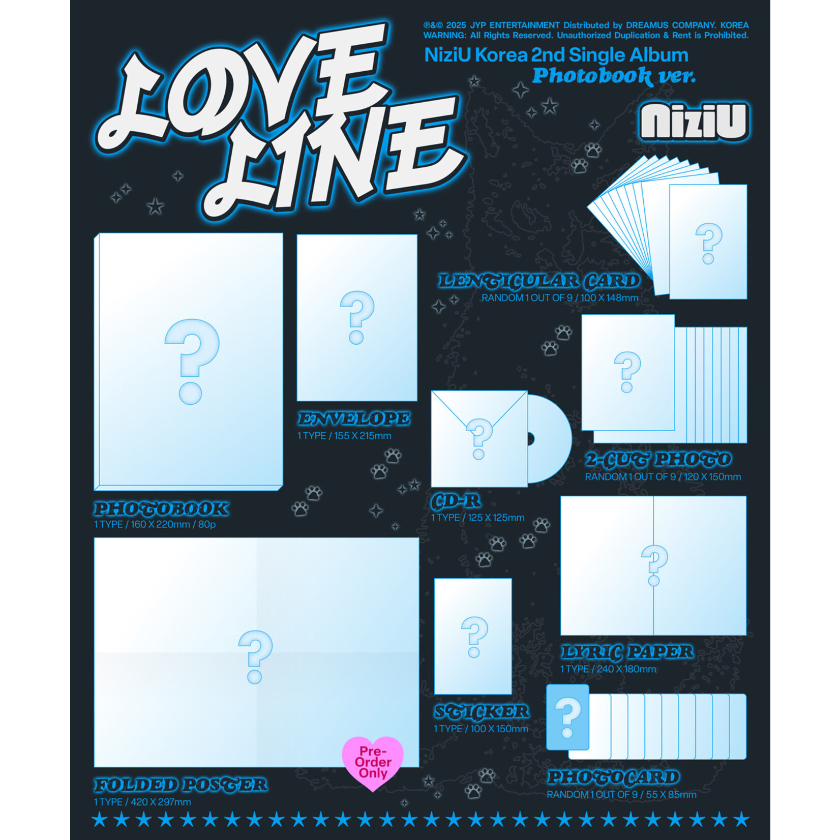 NiziU NiziU - LOVE LINE / 2nd Single Album (Photobook ver.)