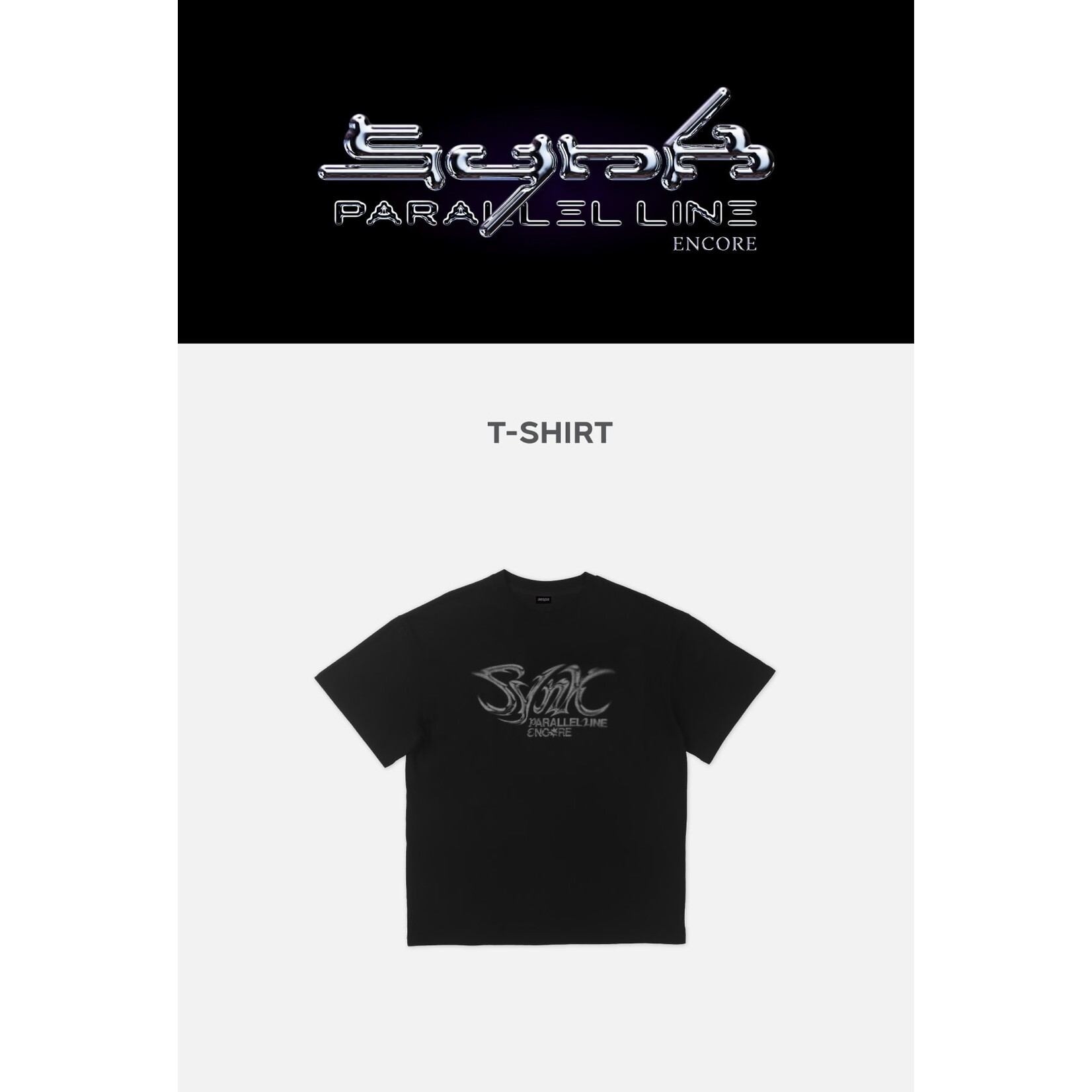 Aespa aespa - LIVE TOUR－SYNK：PARALLEL LINE－ENCORE MD : T-SHIRT