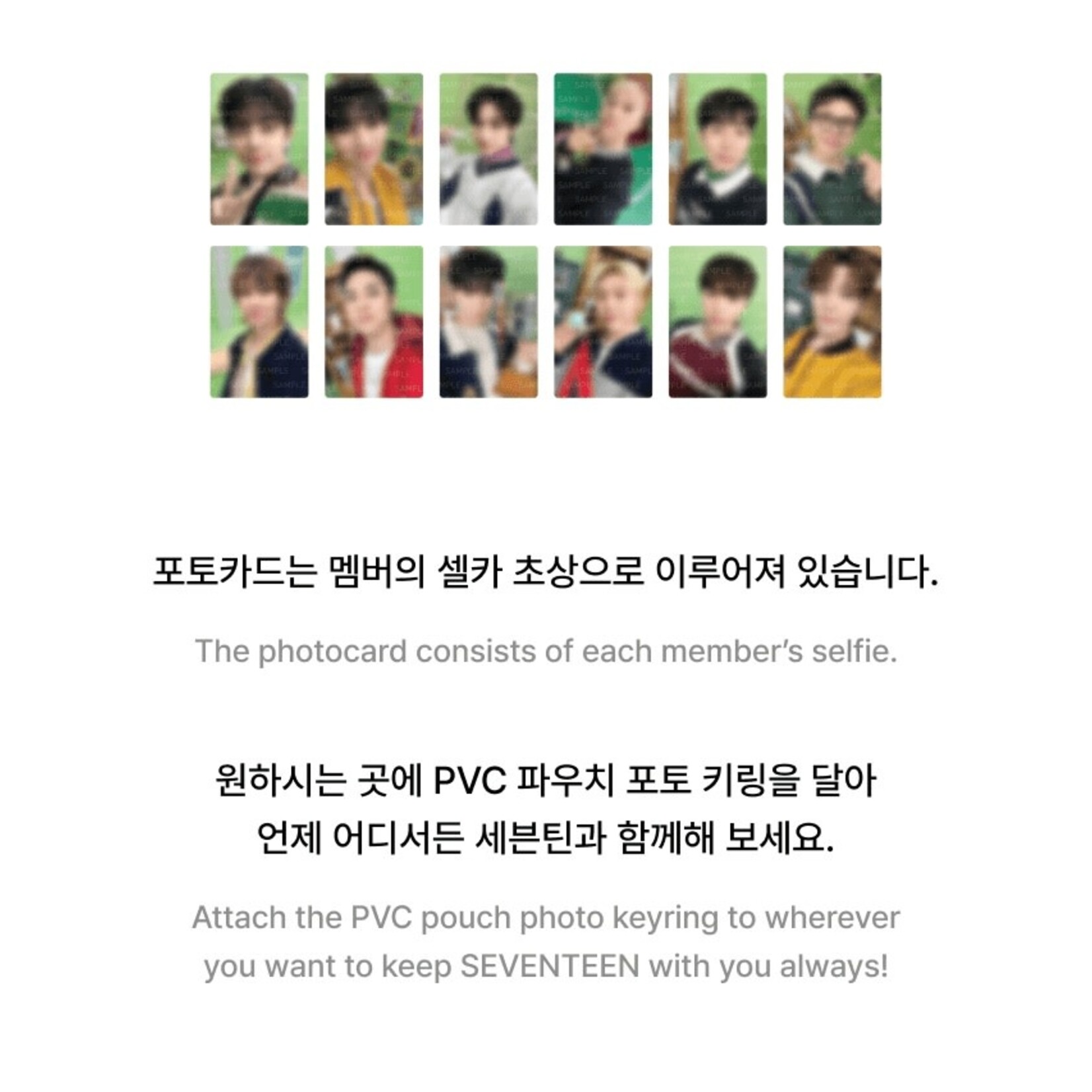 Seventeen SEVENTEEN - 2025 SVT 9TH FAN MEETING  PVC Pouch Photo Keyring
