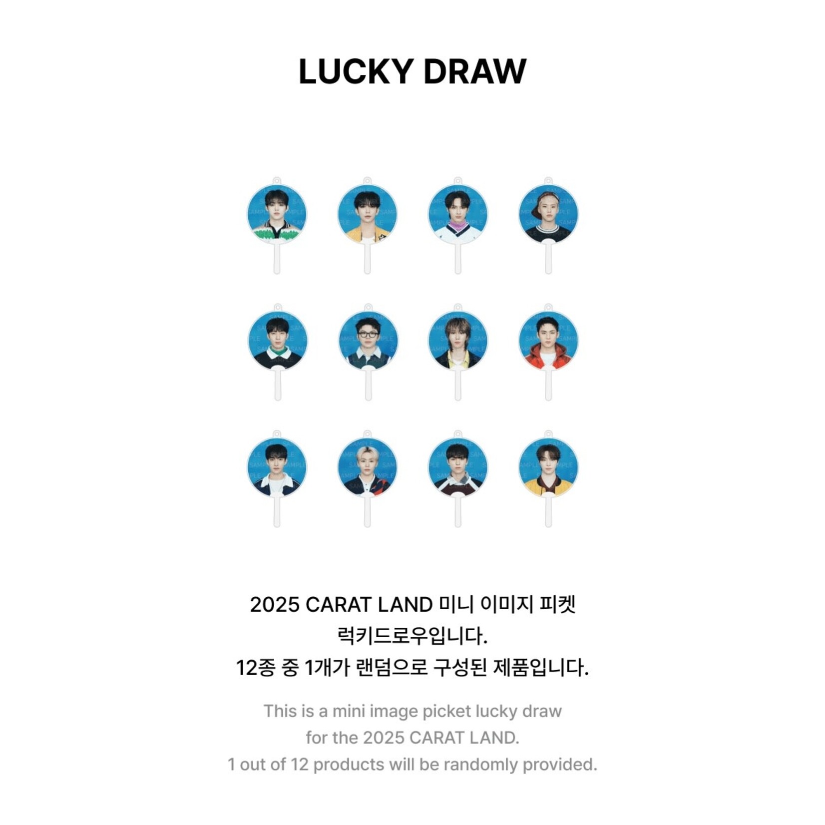 Seventeen SEVENTEEN - 2025 SVT 9TH FAN MEETING  Lucky Draw