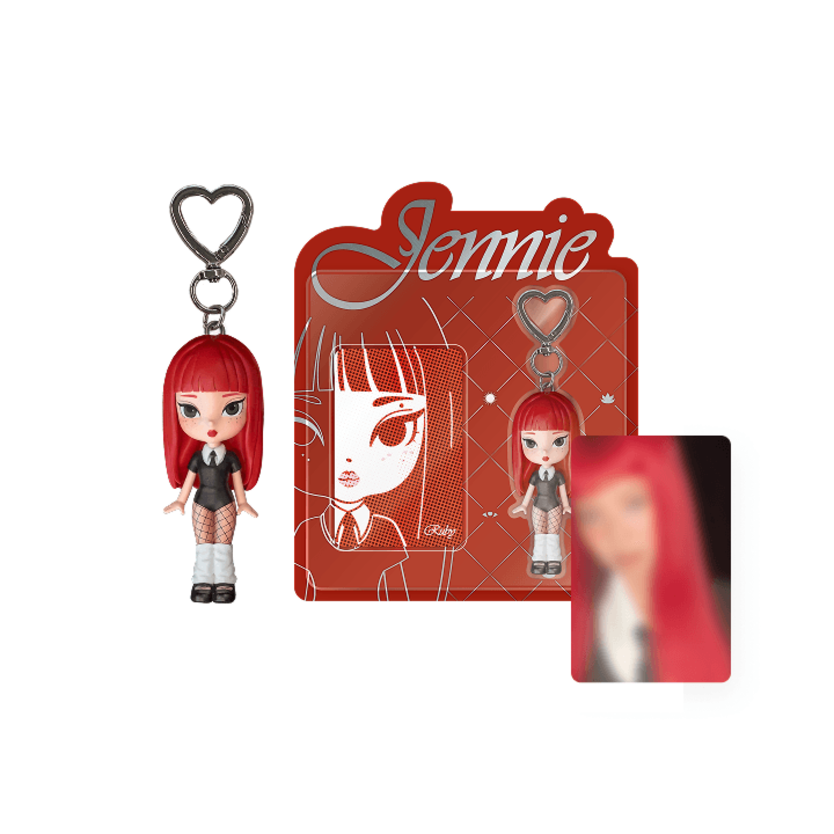 BlackPink JENNIE - [Ruby] Figure Keychain + Weverse Gift (WS)