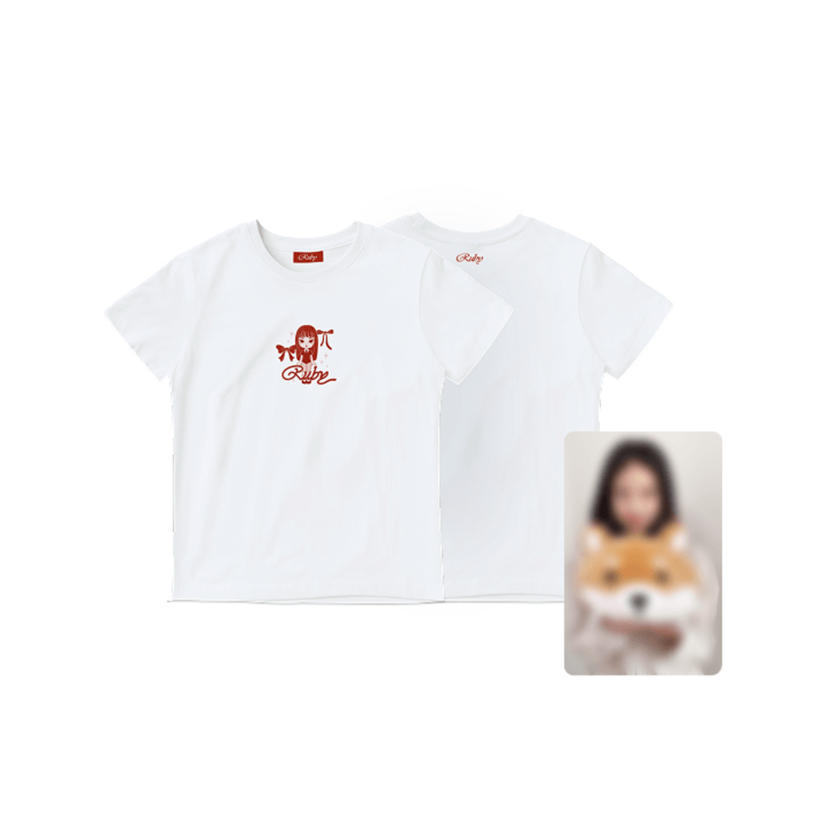 BlackPink JENNIE - [Ruby] Short Sleeve T-Shirt + Weverse Gift (WS)