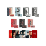 BlackPink JENNIE - [Ruby] Cassette Tape Keyring + Photocard Random