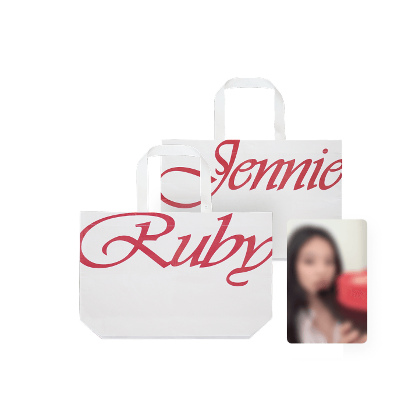 BlackPink JENNIE - [Ruby] Reusable Bag + Weverse Gift (WS)