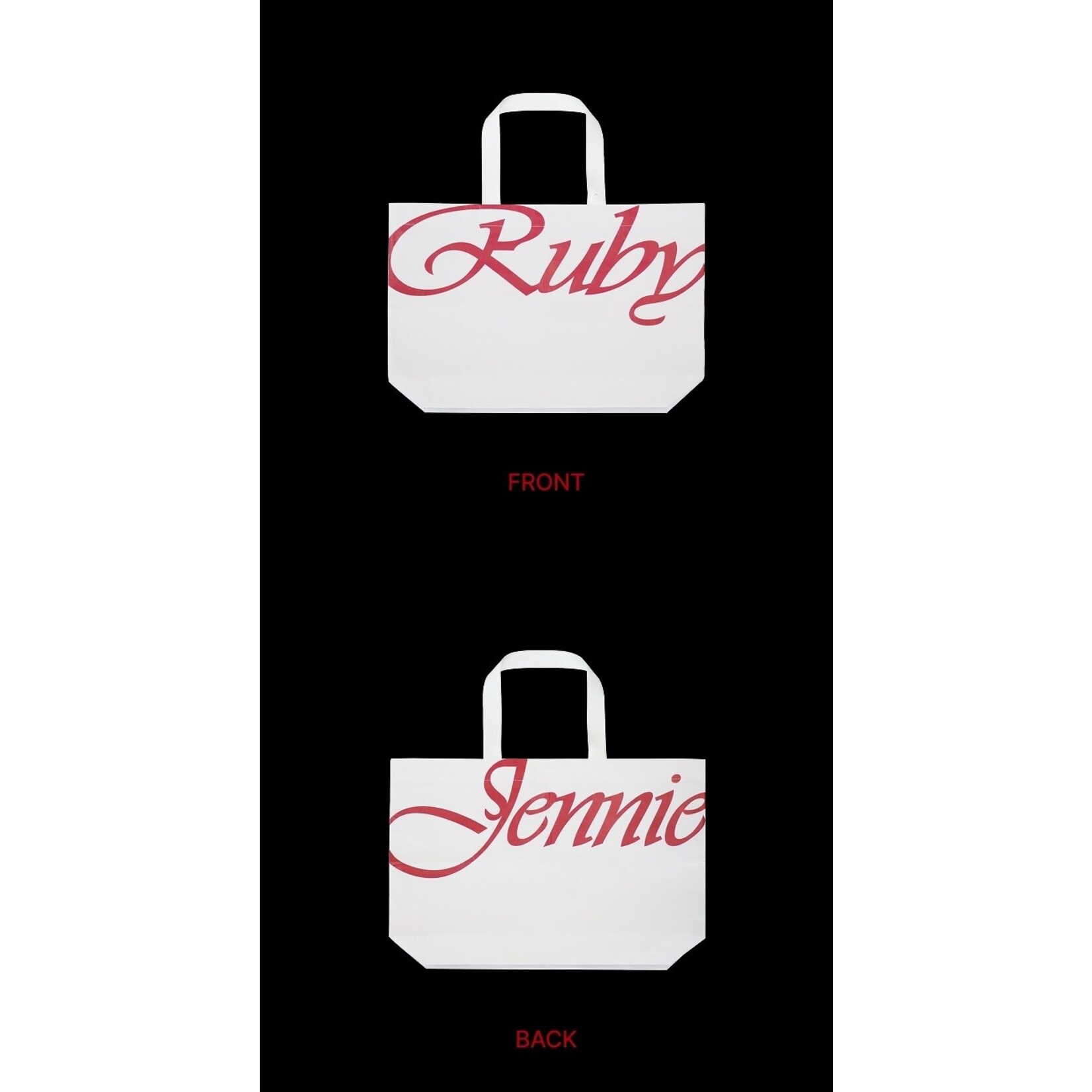 BlackPink JENNIE - [Ruby] Reusable Bag + Weverse Gift (WS)
