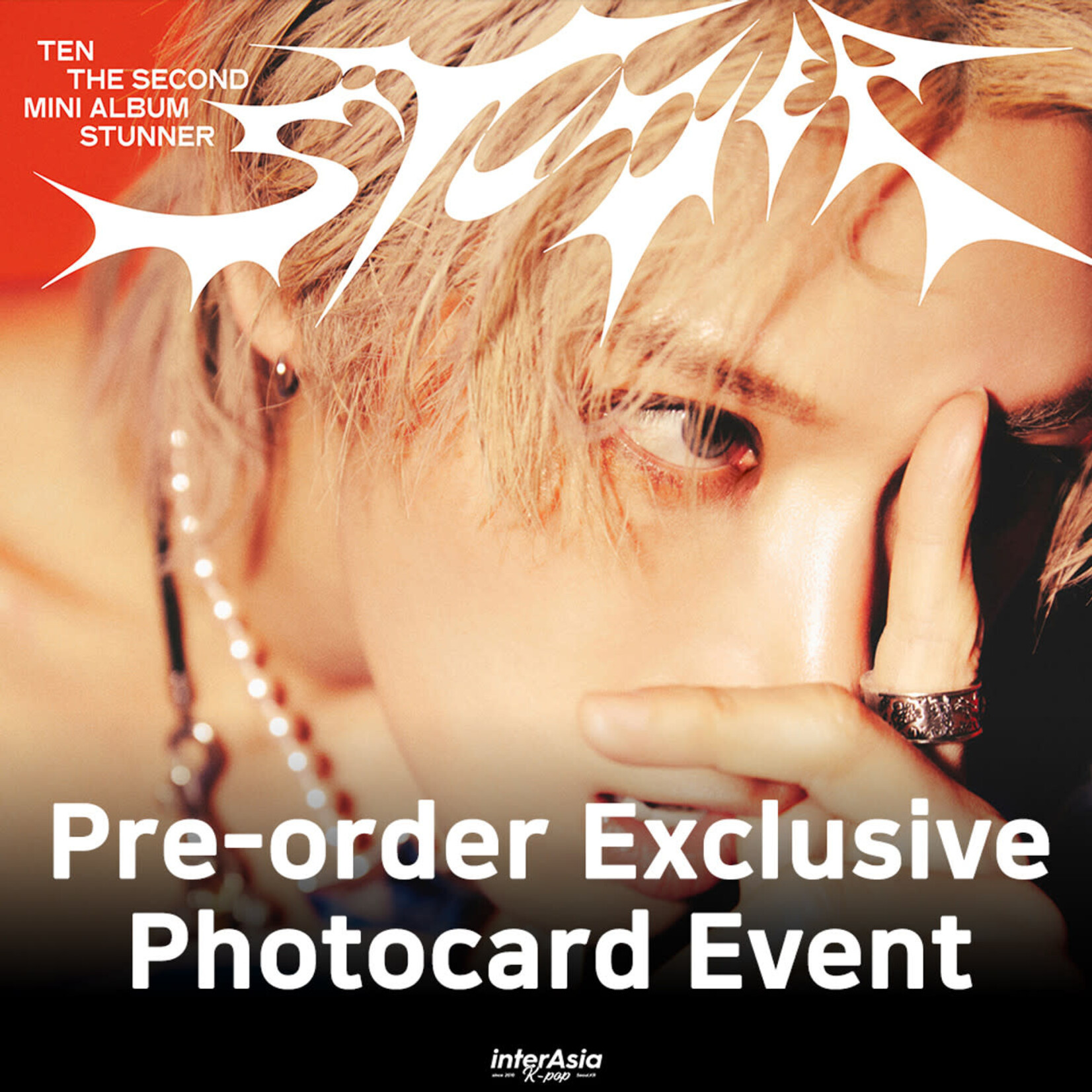 NCT TEN - 2ND MINI ALBUM [STUNNER] (Pack Book Ver.) + interAsia Exclusive Photocard