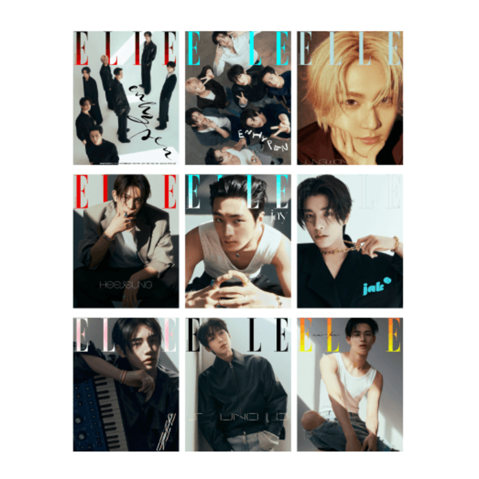 Enhypen ENHYPEN - APRIL 2025 [ELLE]