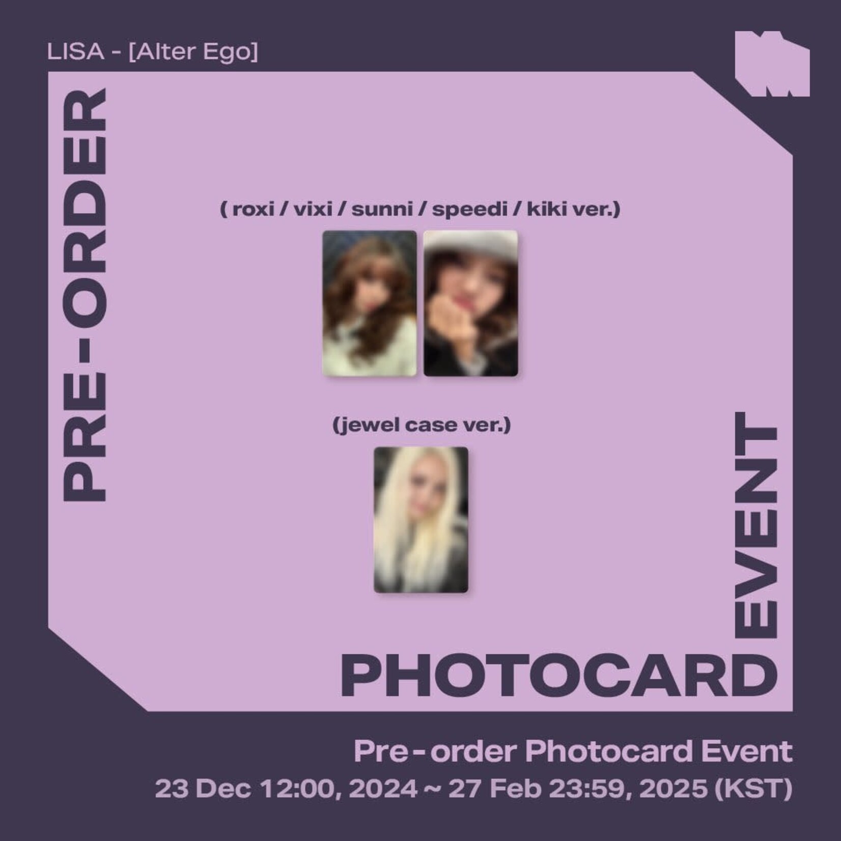 BlackPink LISA - [Alter Ego] (photobook ver.) + Random Photocard (KPOP MERCH)