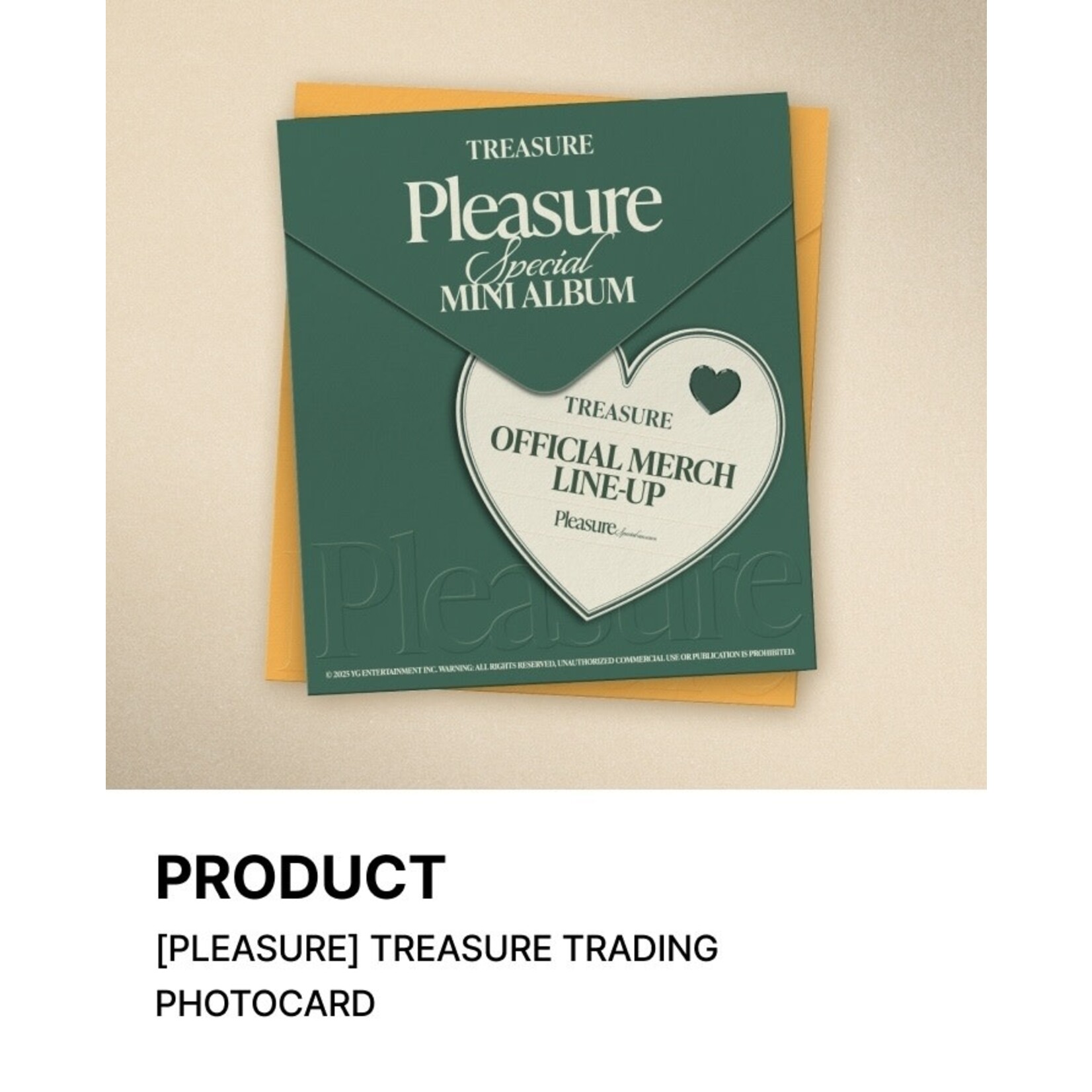 Treasure TREASURE - [PLEASURE] TREASURE TRADING PHOTOCARD