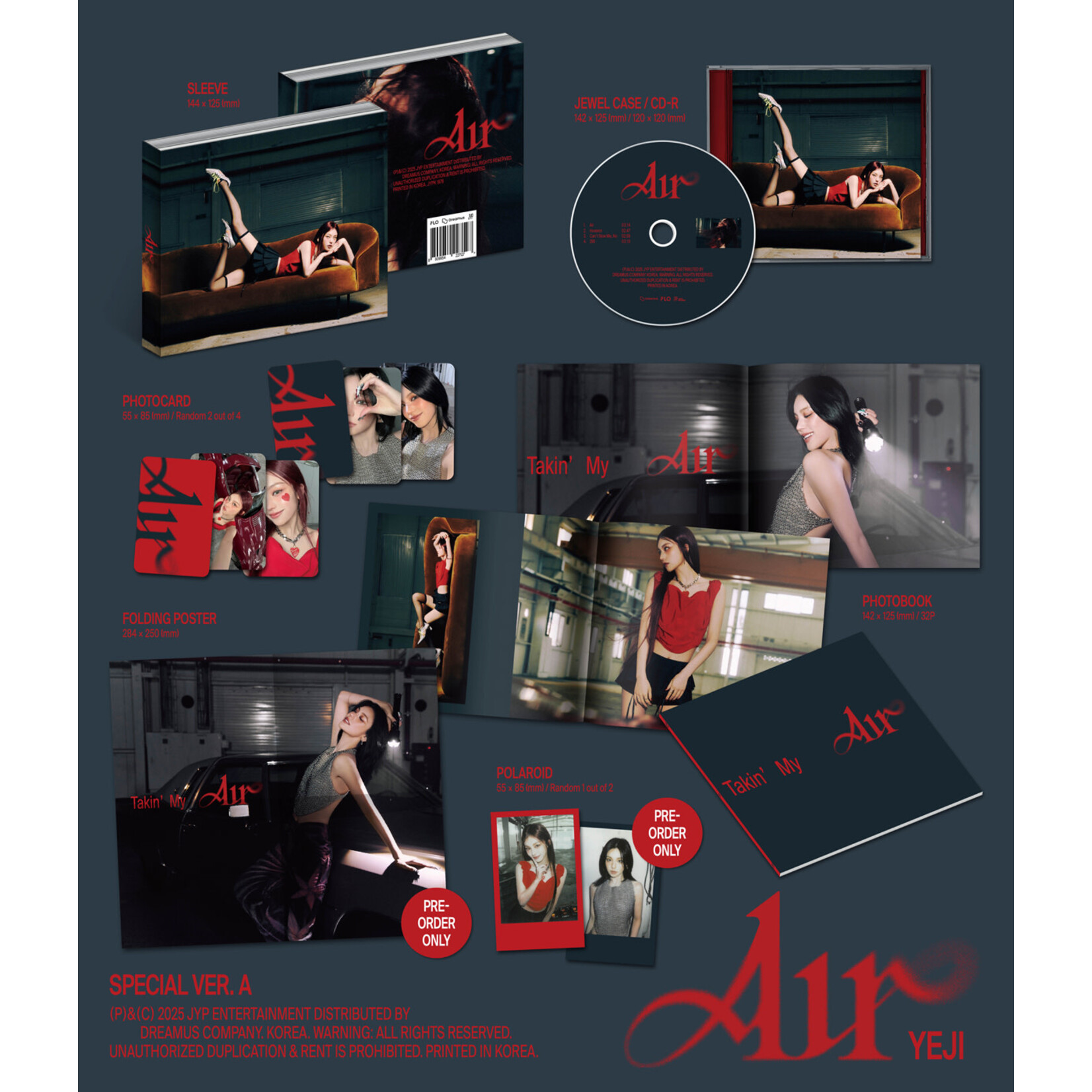 Itzy YEJI (ITZY) - [Air] (SPECIAL Ver.)