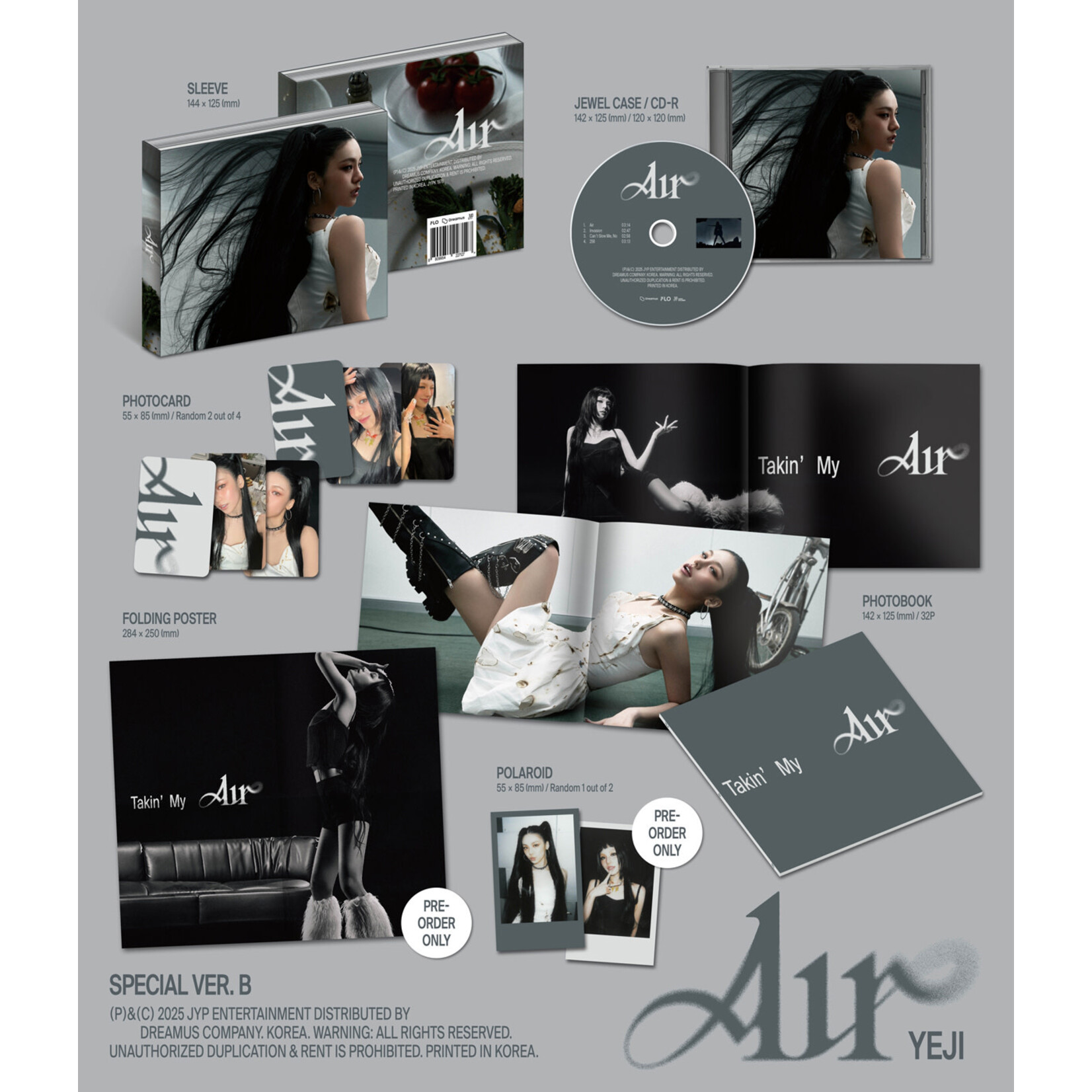 Itzy YEJI (ITZY) - [Air] (SPECIAL Ver.)