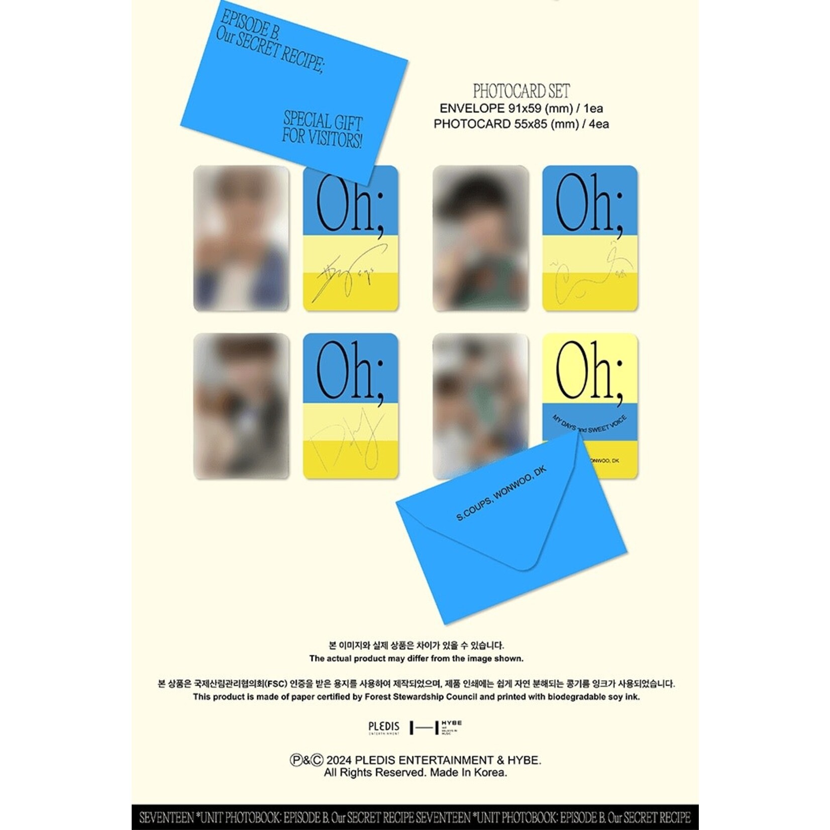 Seventeen SEVENTEEN - Episode : Oh, My Days and Sweet Voice + Weverse Gift (WS)