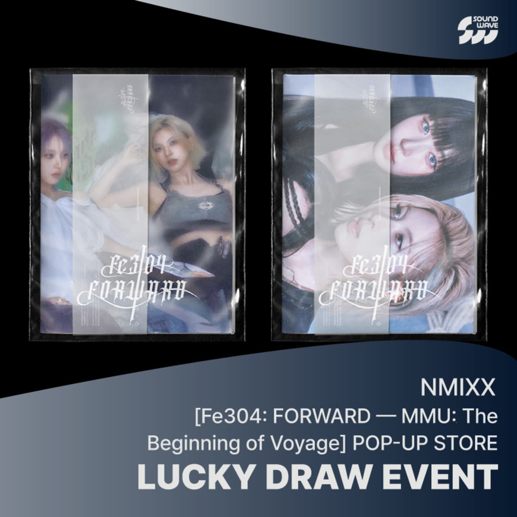 NMIXX [POP UP LUCKY DRAW] NMIXX - 4th EP Fe3O4: FORWARD (Photobook ver.) + Random Photocard (SW)