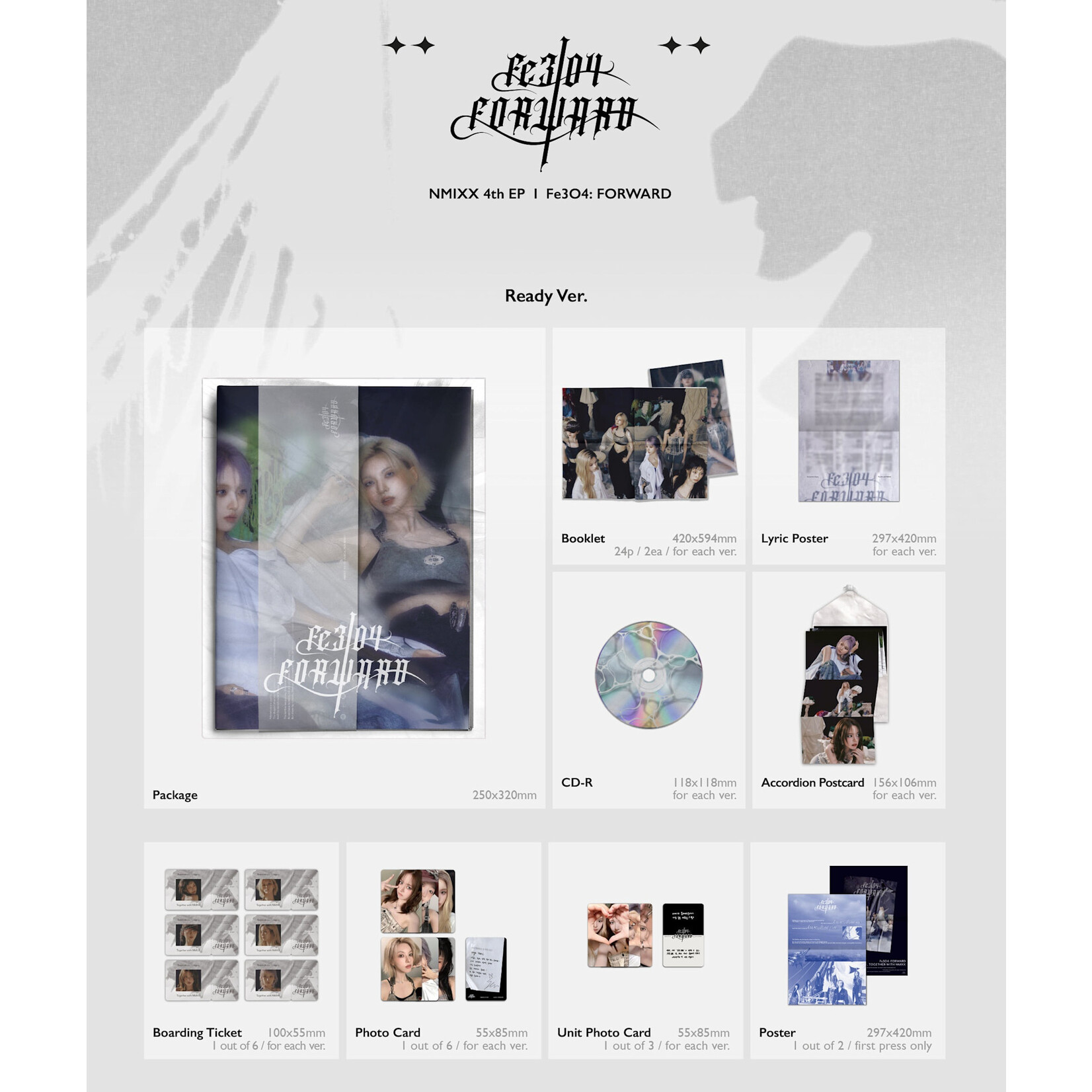 NMIXX [POP UP LUCKY DRAW] NMIXX - 4th EP Fe3O4: FORWARD (Photobook ver.) + Random Photocard (SW)