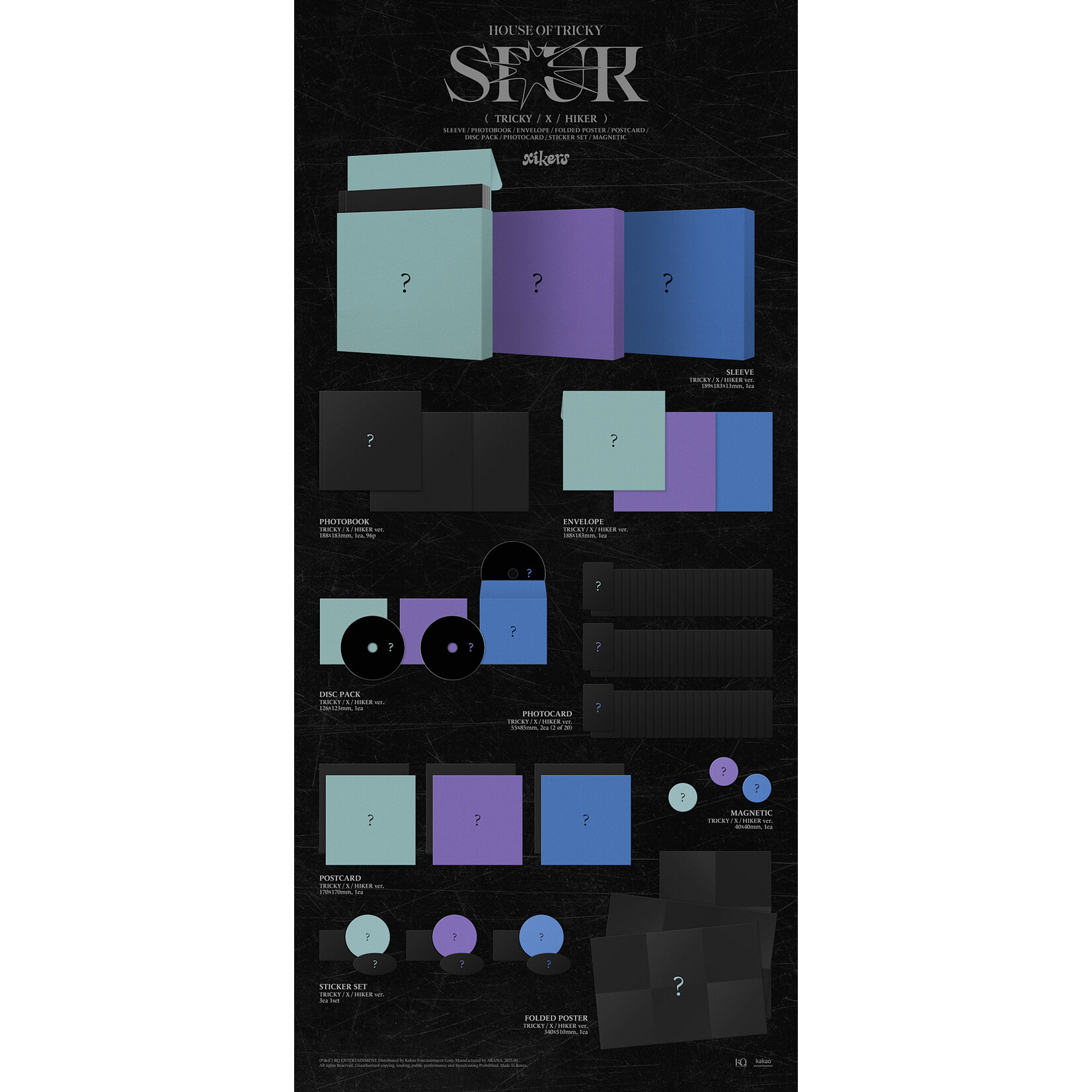 Xikers xikers - 5TH MINI ALBUM [HOUSE OF TRICKY : SPUR] (Photobook ver.)