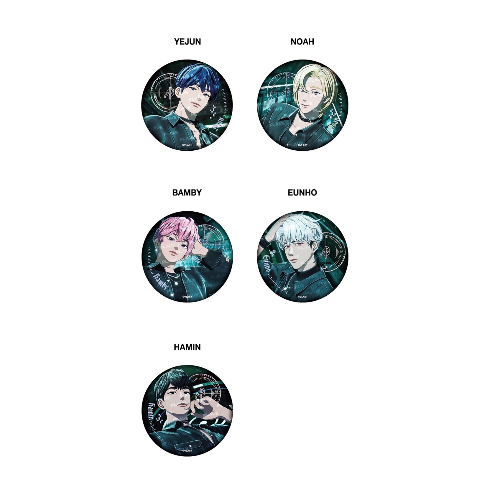 PLAVE PLAVE - DASH TRADING CAN BADGE (1 random out of 10)