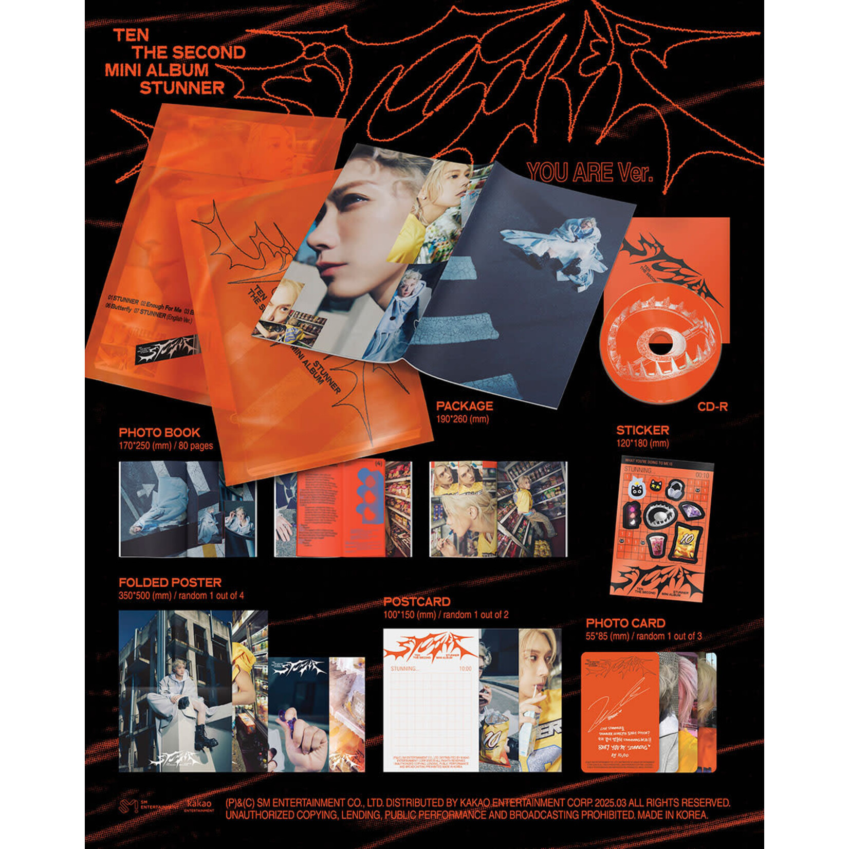 NCT TEN - 2ND MINI ALBUM [STUNNER] (Pack Book ver.)