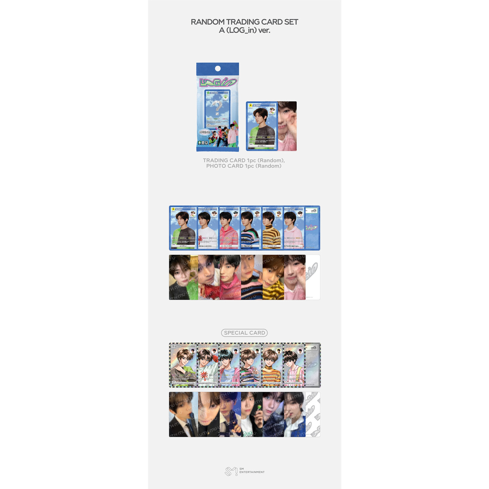 NCT NCT WISH - ASIA TOUR 'LOG in' MD: RANDOM TRADING CARD