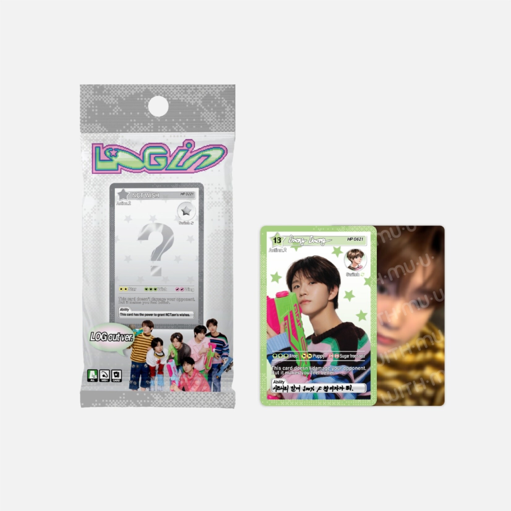 NCT NCT WISH - ASIA TOUR 'LOG in' MD: RANDOM TRADING CARD