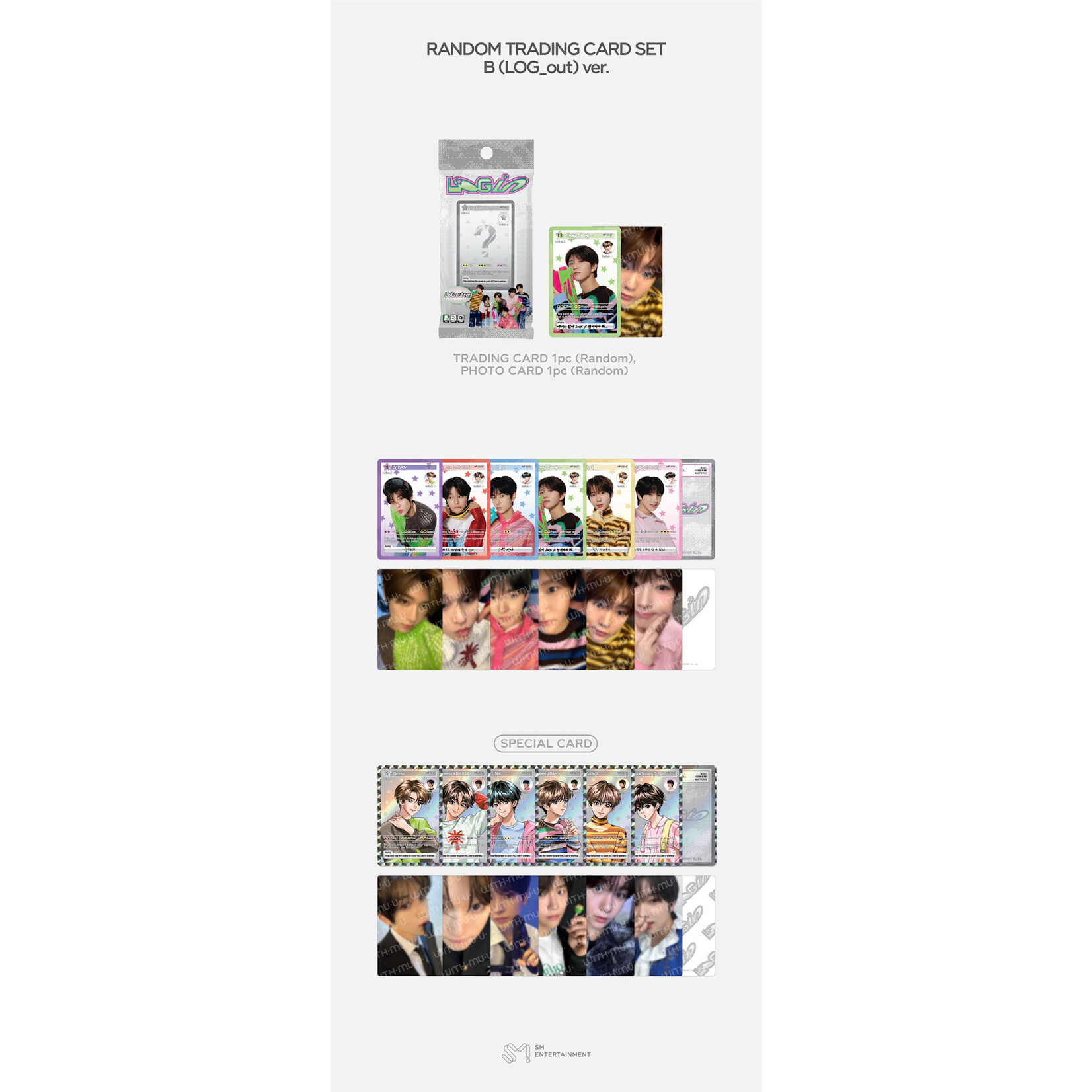 NCT NCT WISH - ASIA TOUR 'LOG in' MD: RANDOM TRADING CARD