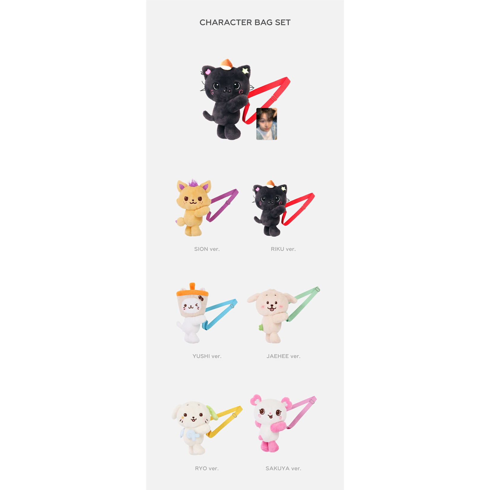 NCT NCT WISH - ASIA TOUR 'LOG in' MD: CHARACTER BAG