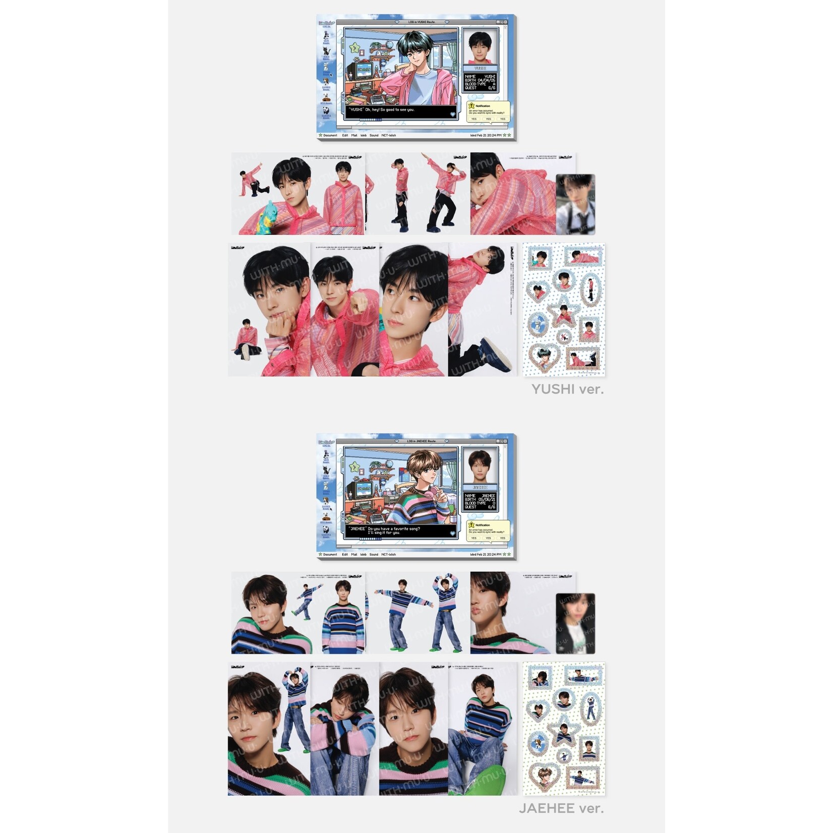 NCT NCT WISH - ASIA TOUR 'LOG in' MD: LOG in PHOTO SET