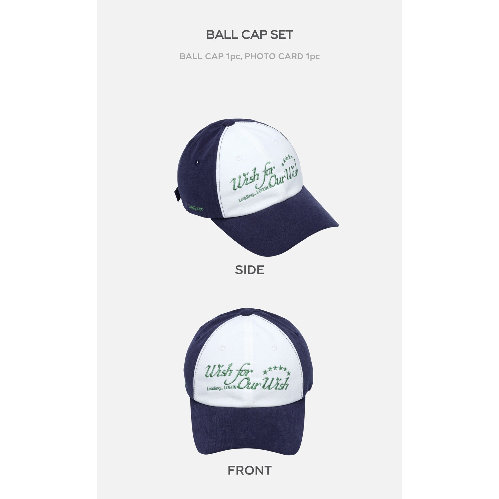 NCT NCT WISH - ASIA TOUR 'LOG in' MD: BALL CAP SET