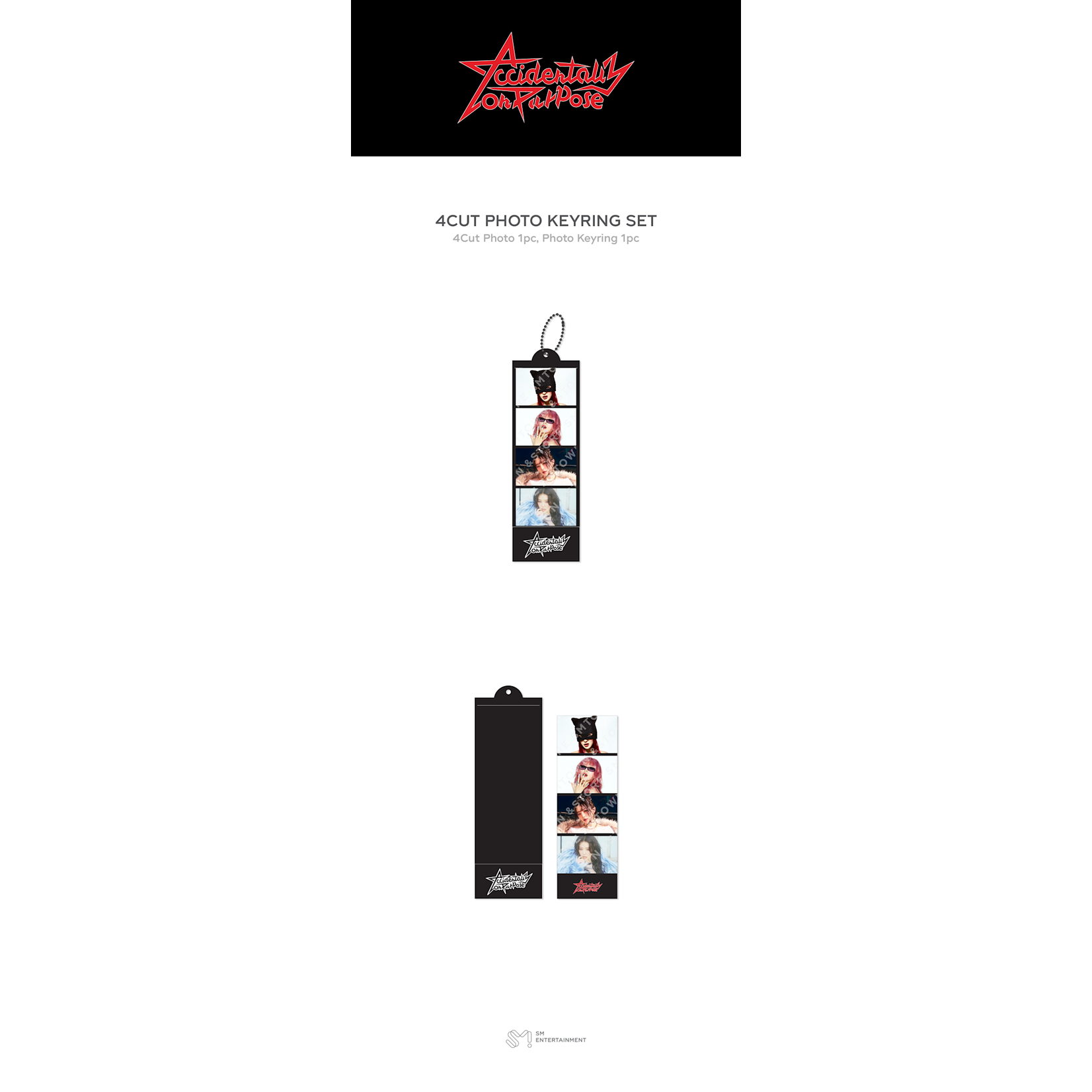 Red Velvet SEULGI (Red Velvet) - [2nd] Accidentally On Purpose MD : 4CUT PHOTO KEYRING
