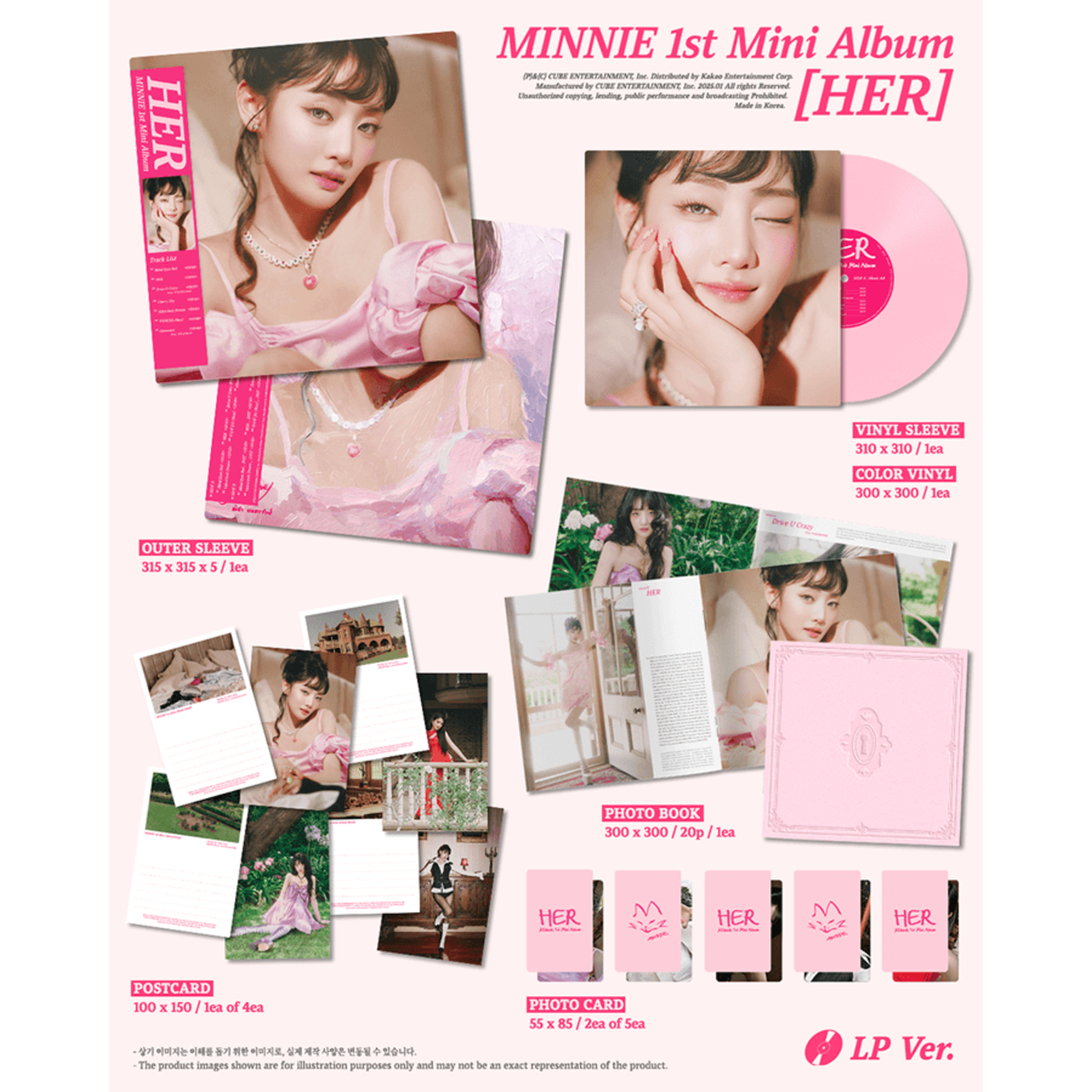 i-dle* MINNIE - 1st Mini Album [HER] (LP)