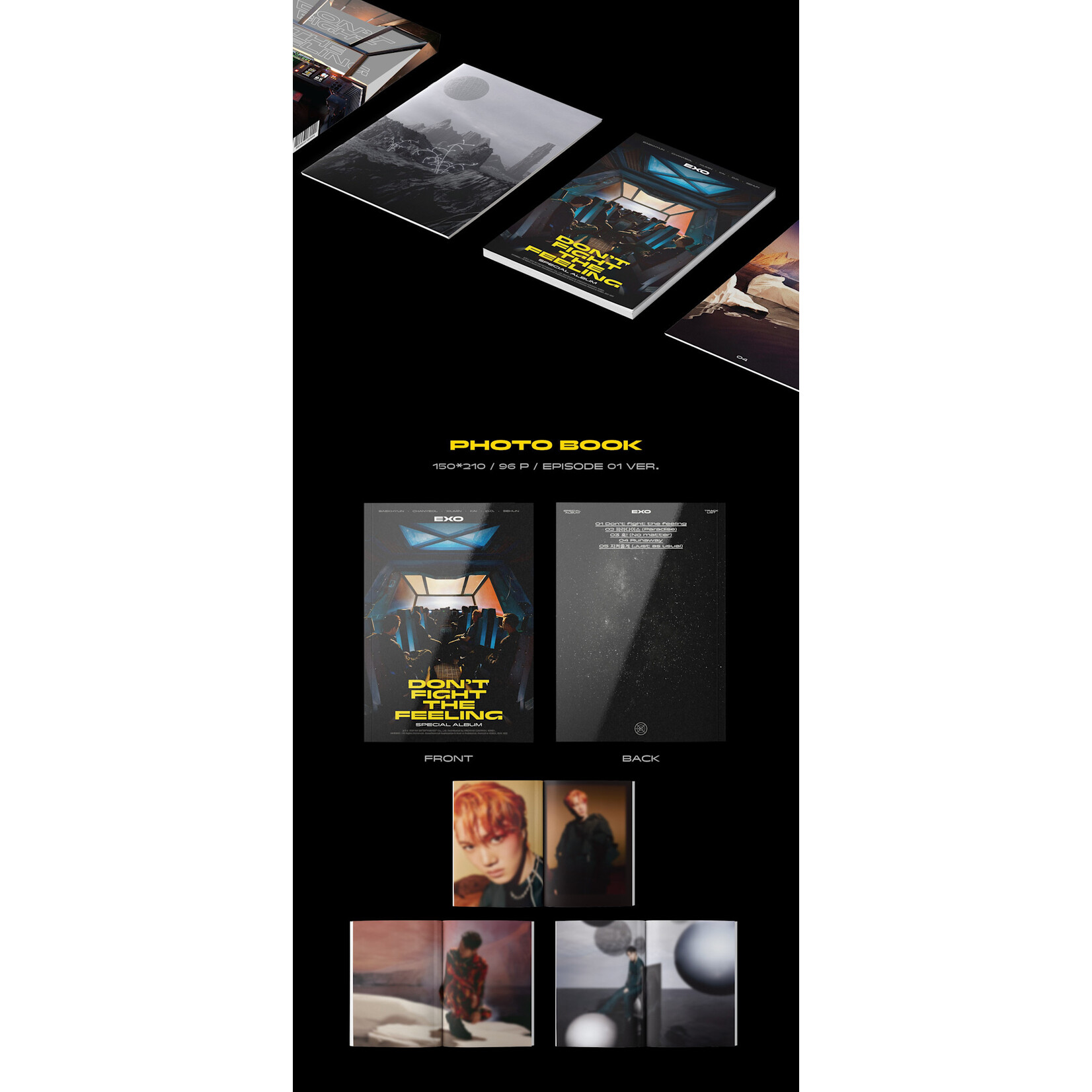 EXO EXO - SPECIAL ALBUM [DON’T FIGHT THE FEELING] (PHOTO BOOK 1 Ver.)